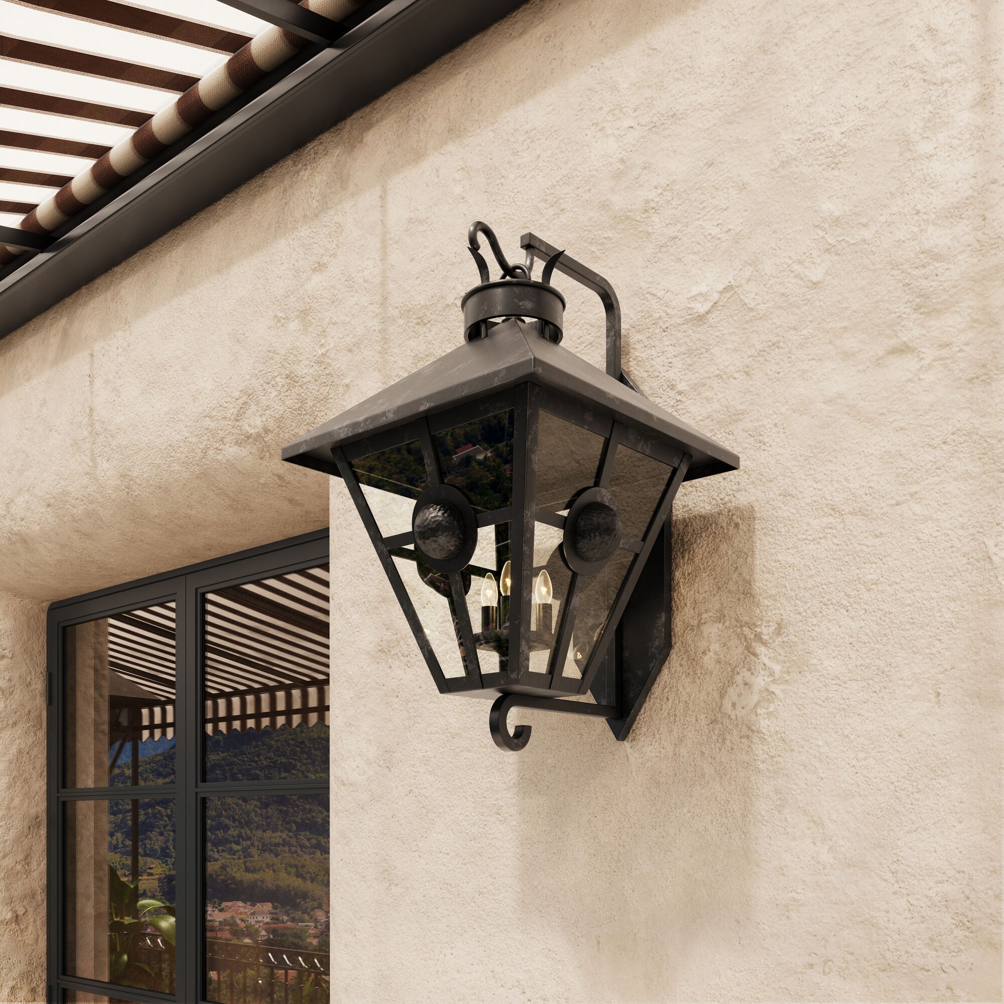 Martyn Lawrence Bullard Tuscany 24 Inch Outdoor Wall Light,