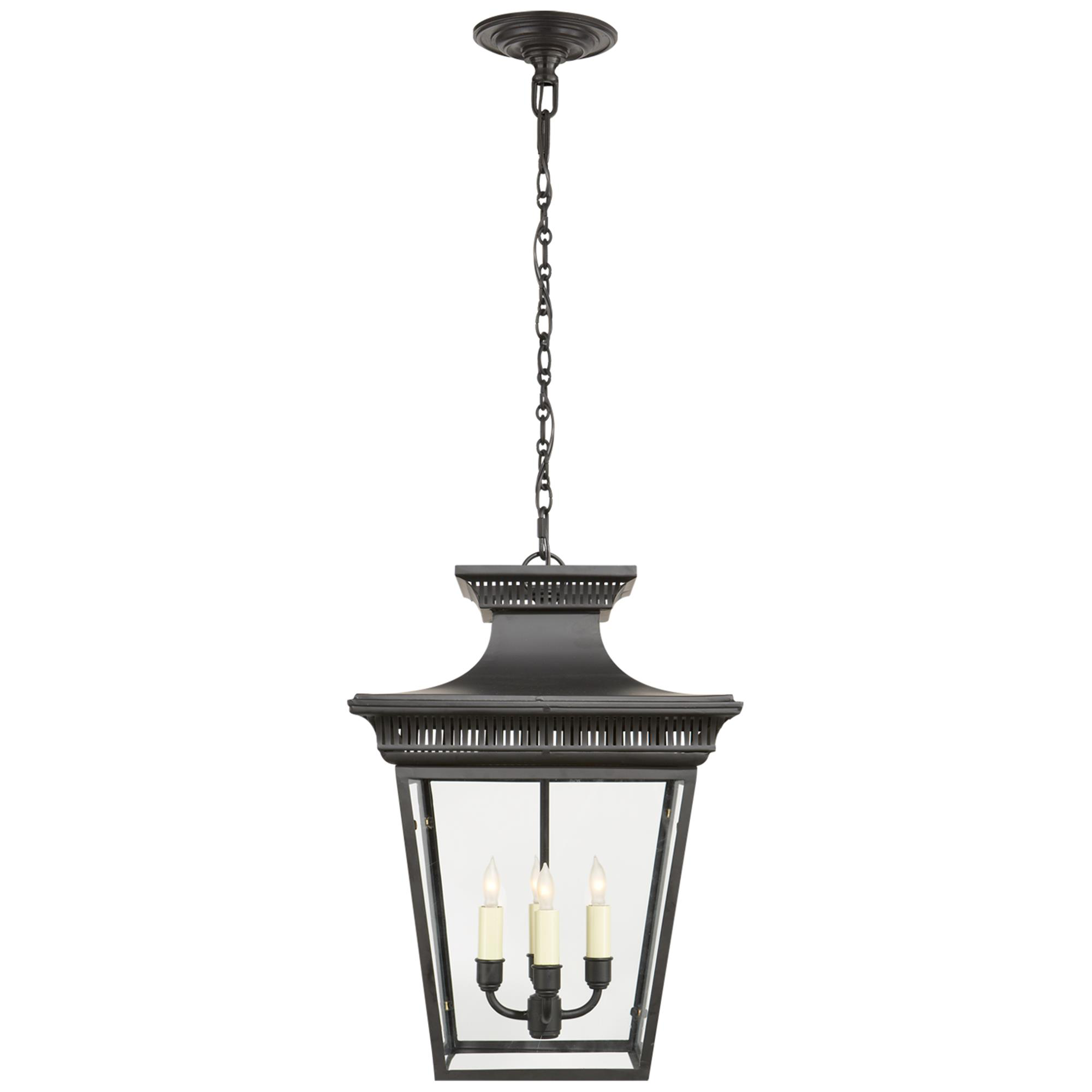 Shown in Matte Black finish and Clear glass