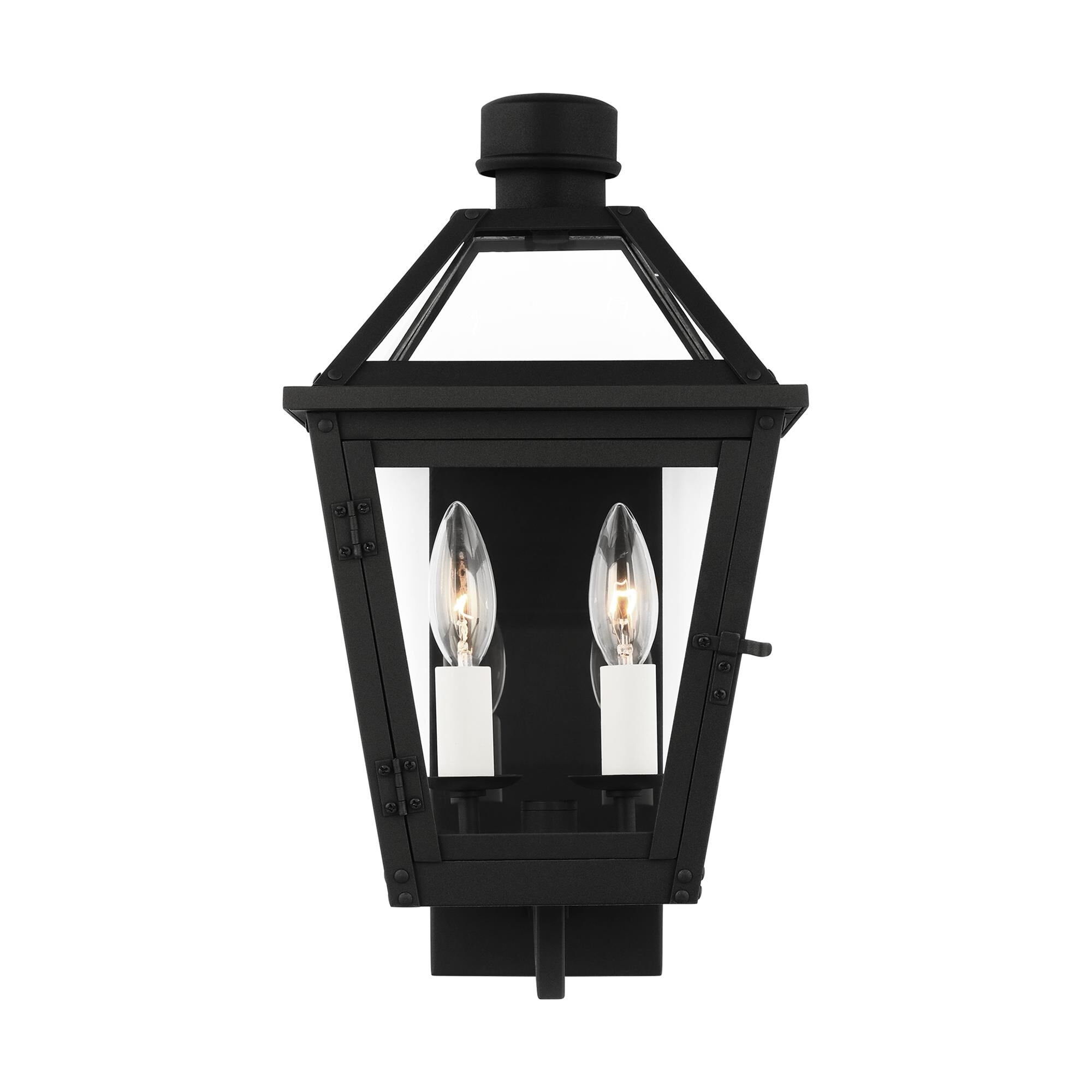 Shown in Textured Black finish and Clear glass