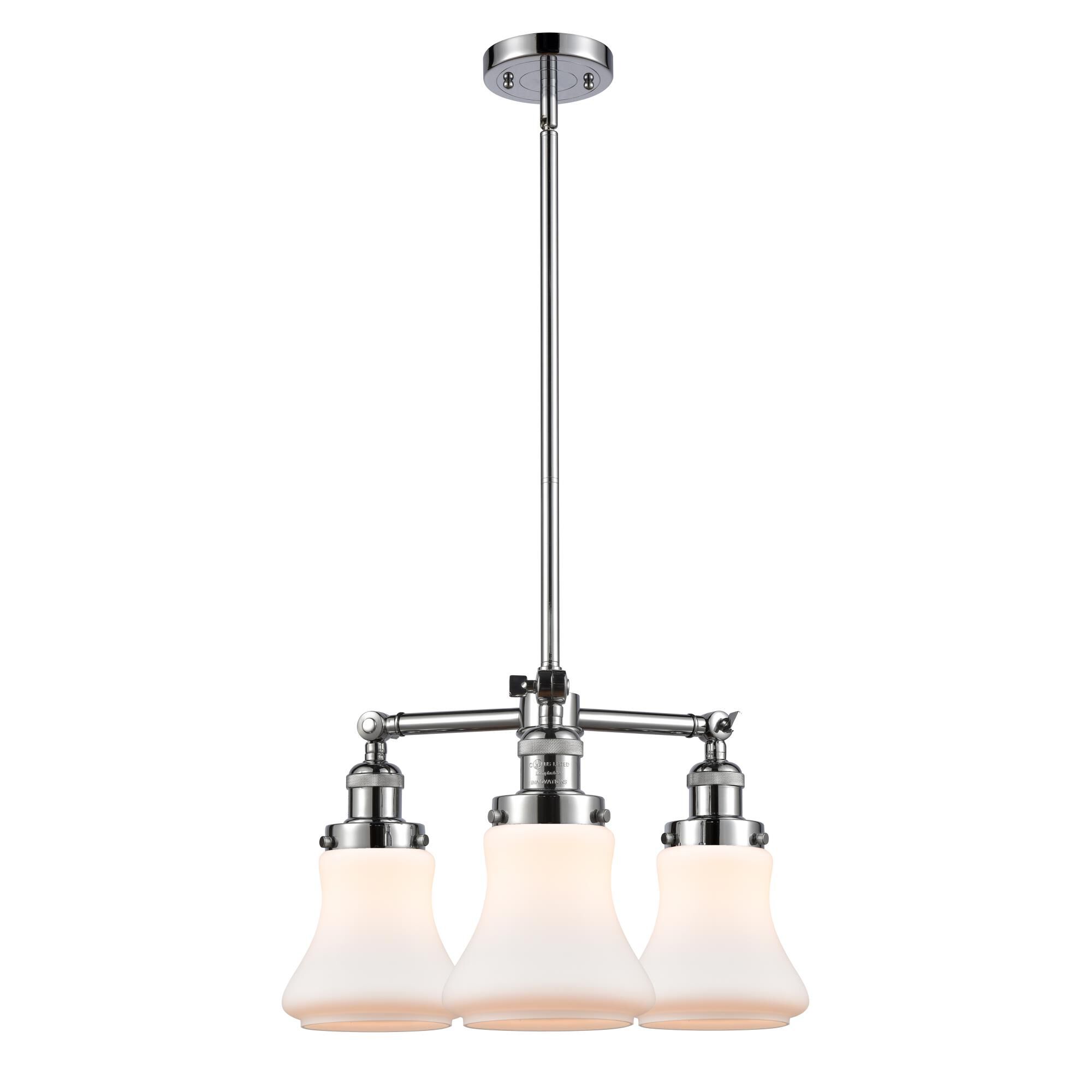 Bruno Marashlian Bellmont 18 Inch 3 Light Mini Chandelier by Innovations Lighting