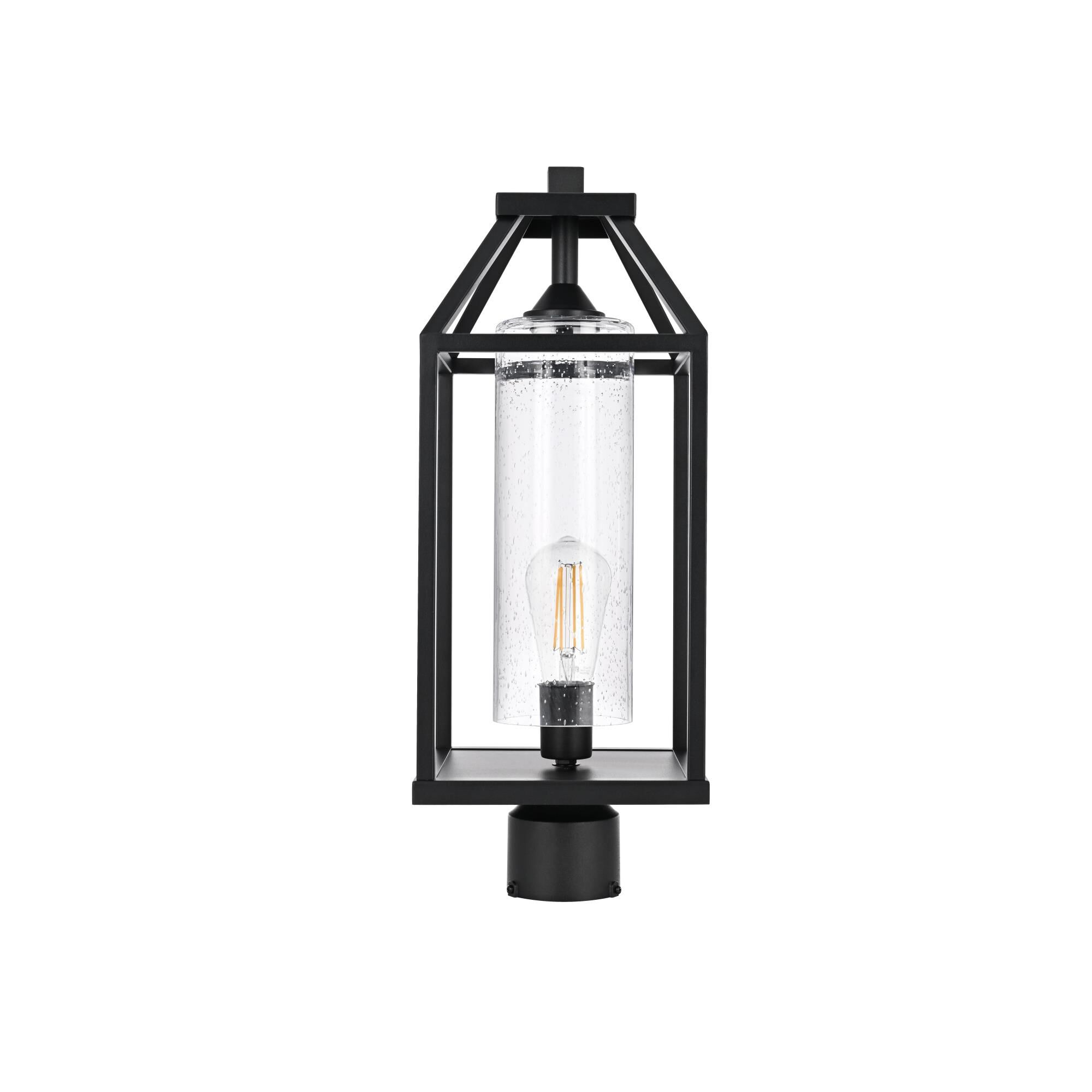 Zora 21 Inch Outdoor Post Lamp by Elegant Lighting