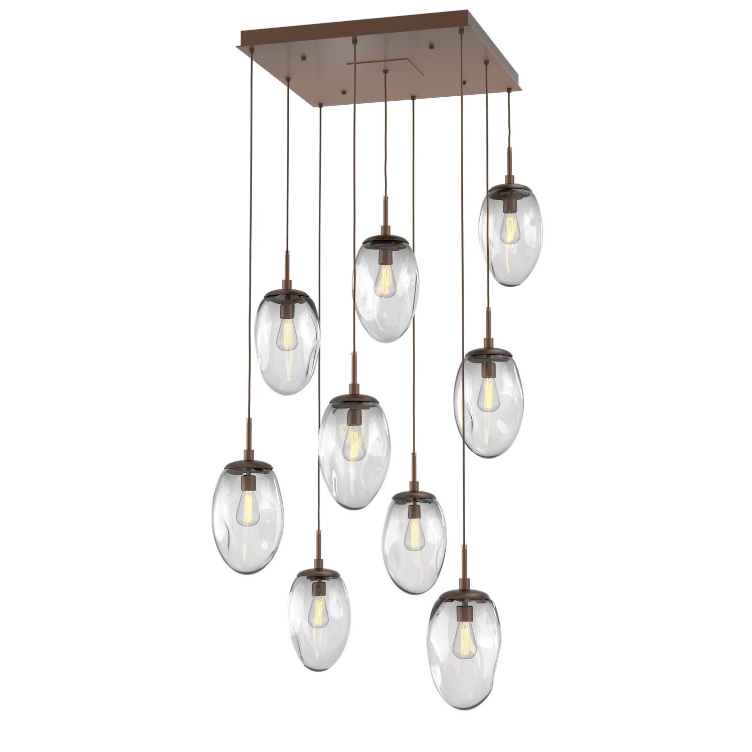 Levi Wilson Nebula 29 Inch 9 Light Multi Light Pendant by Hammerton Studio