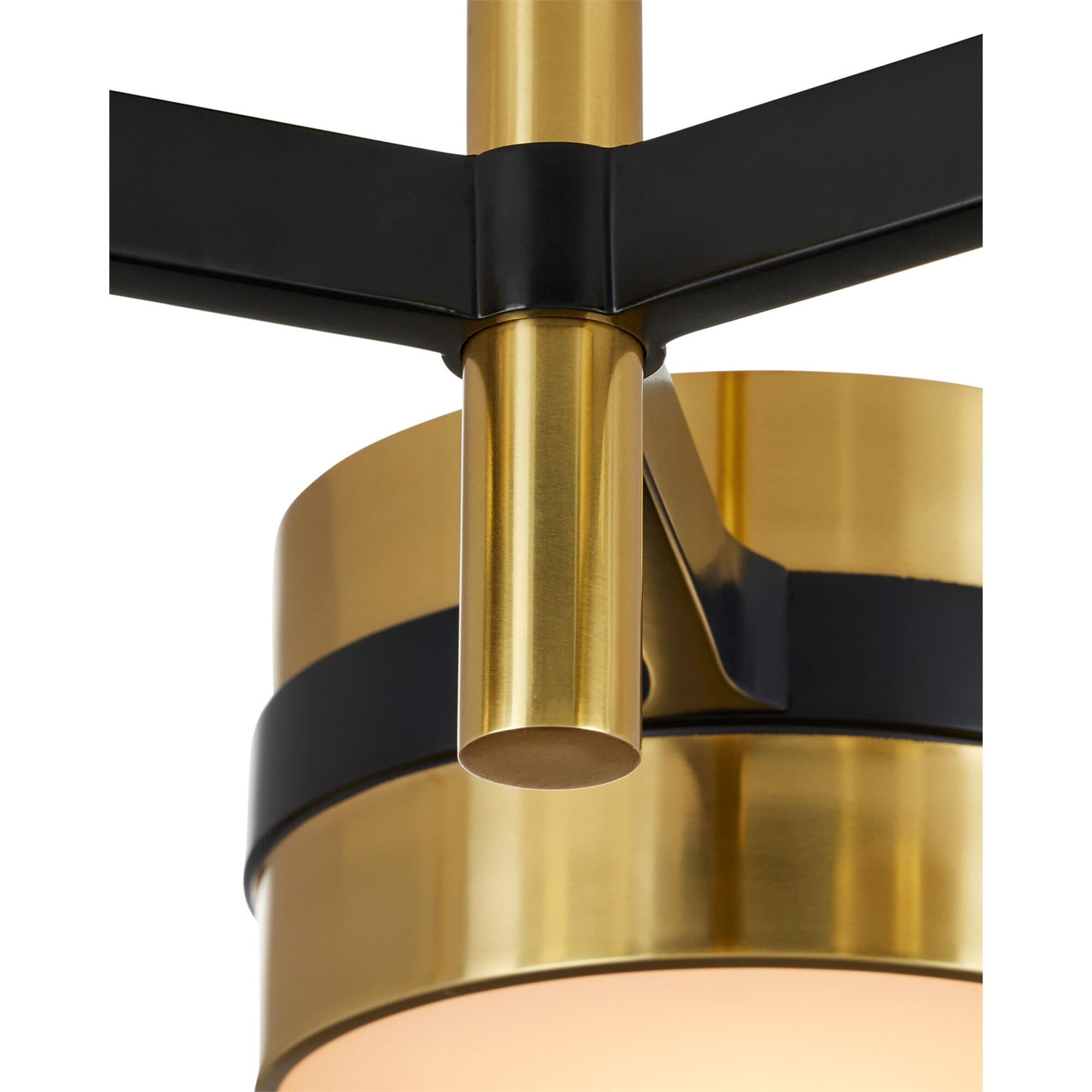 Heybrook 26 Inch Semi Flush Mount,
