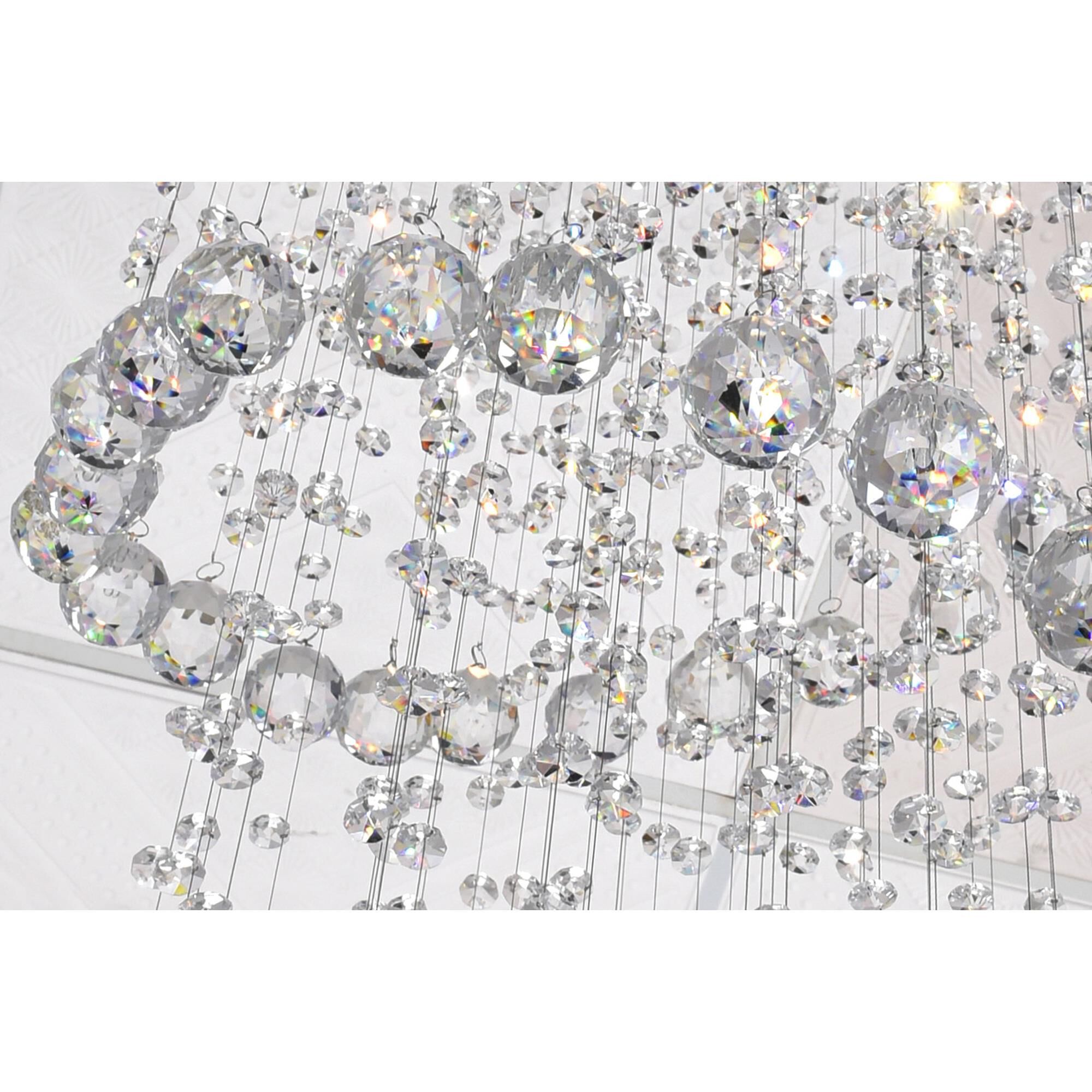 Spiral 24 Inch 8 Light Multi Light Pendant by CWI Lighting