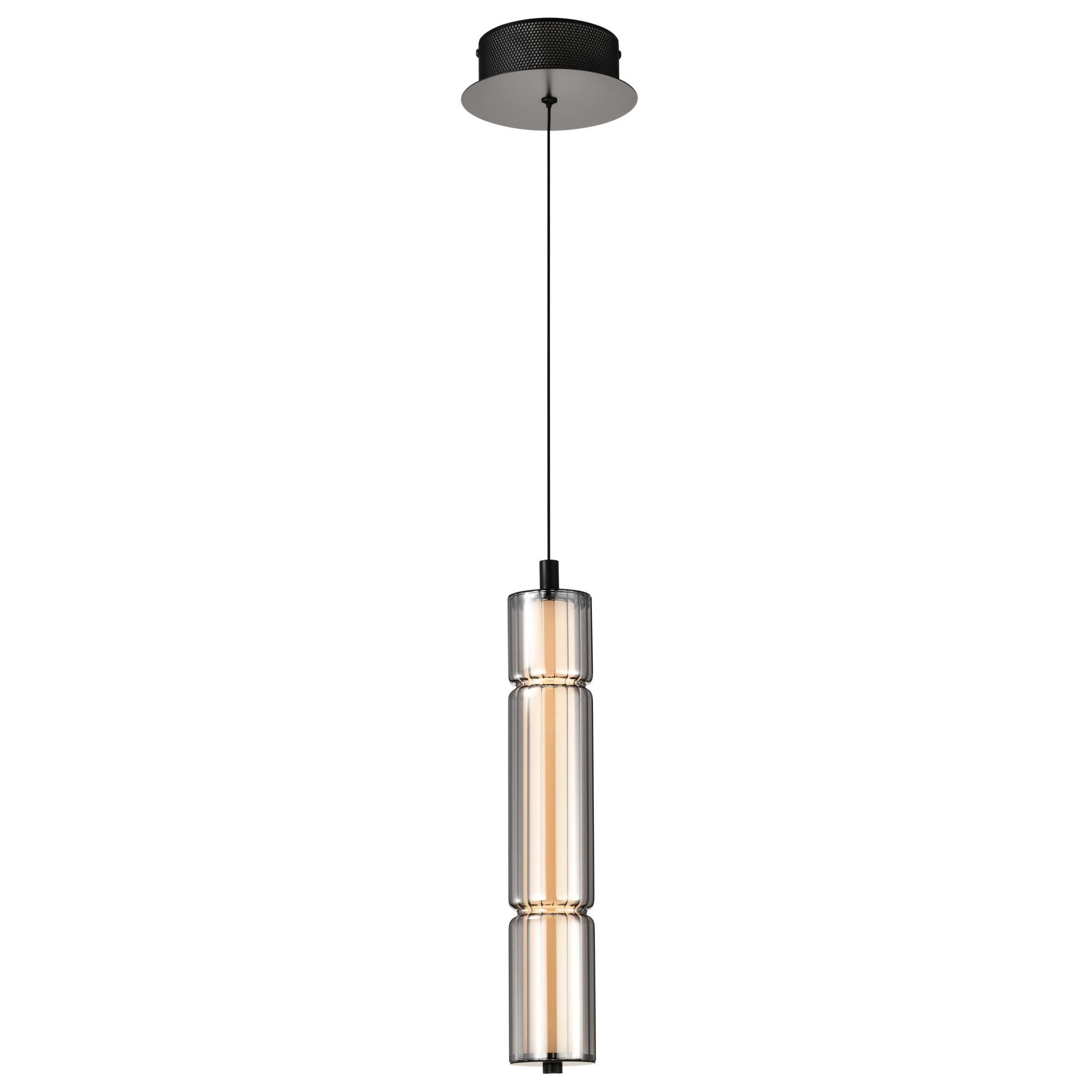 Shown in Matte Black finish and Smoked glass