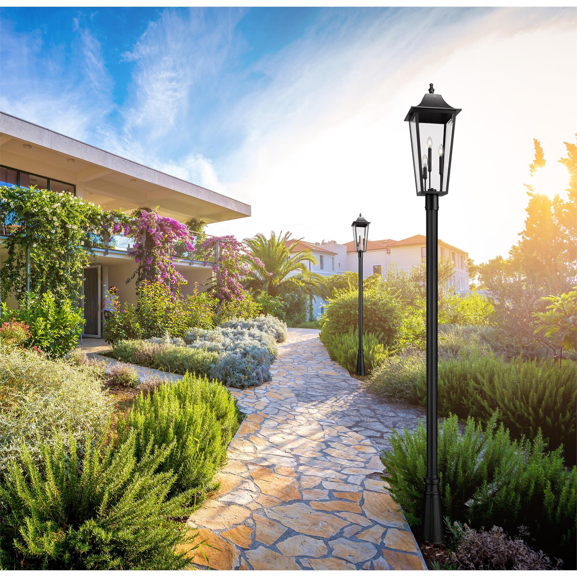 Gannon 126 Inch Outdoor Post Lamp by Z Lite