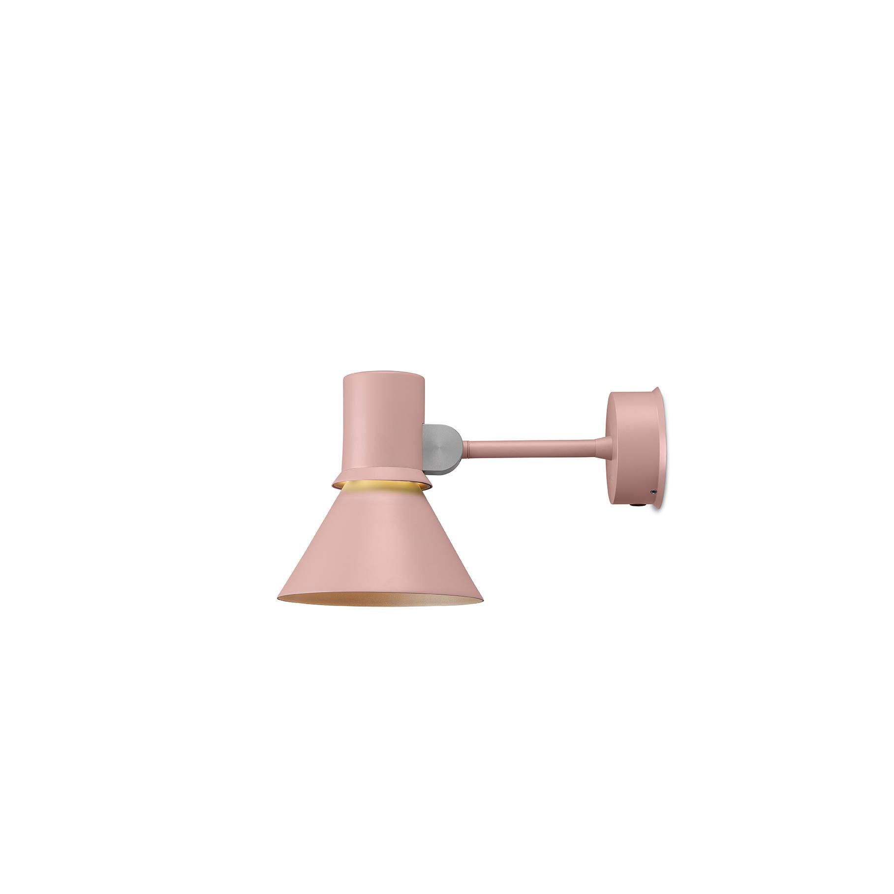 Shown in Rose Pink finish and Aluminum shade