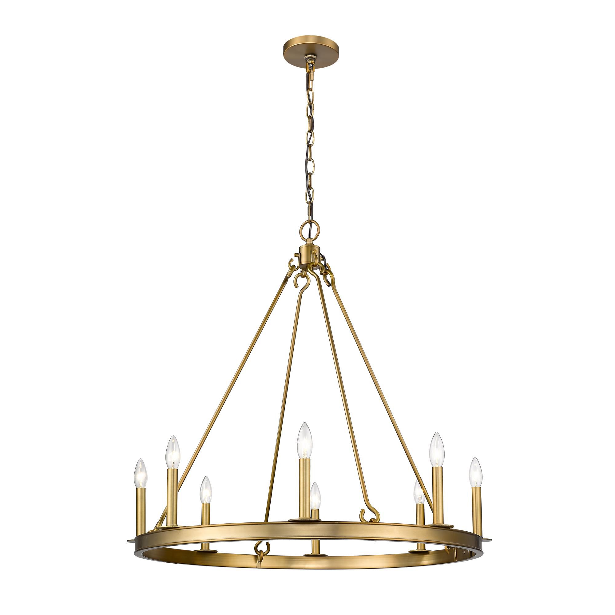 Barclay 33 Inch 8 Light Chandelier by Z-Lite
