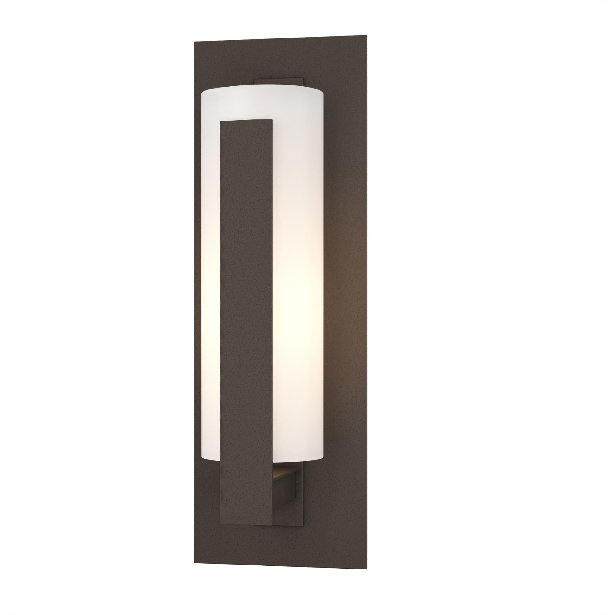 Shown in Coastal Dark Smoke finish and Opal  glass