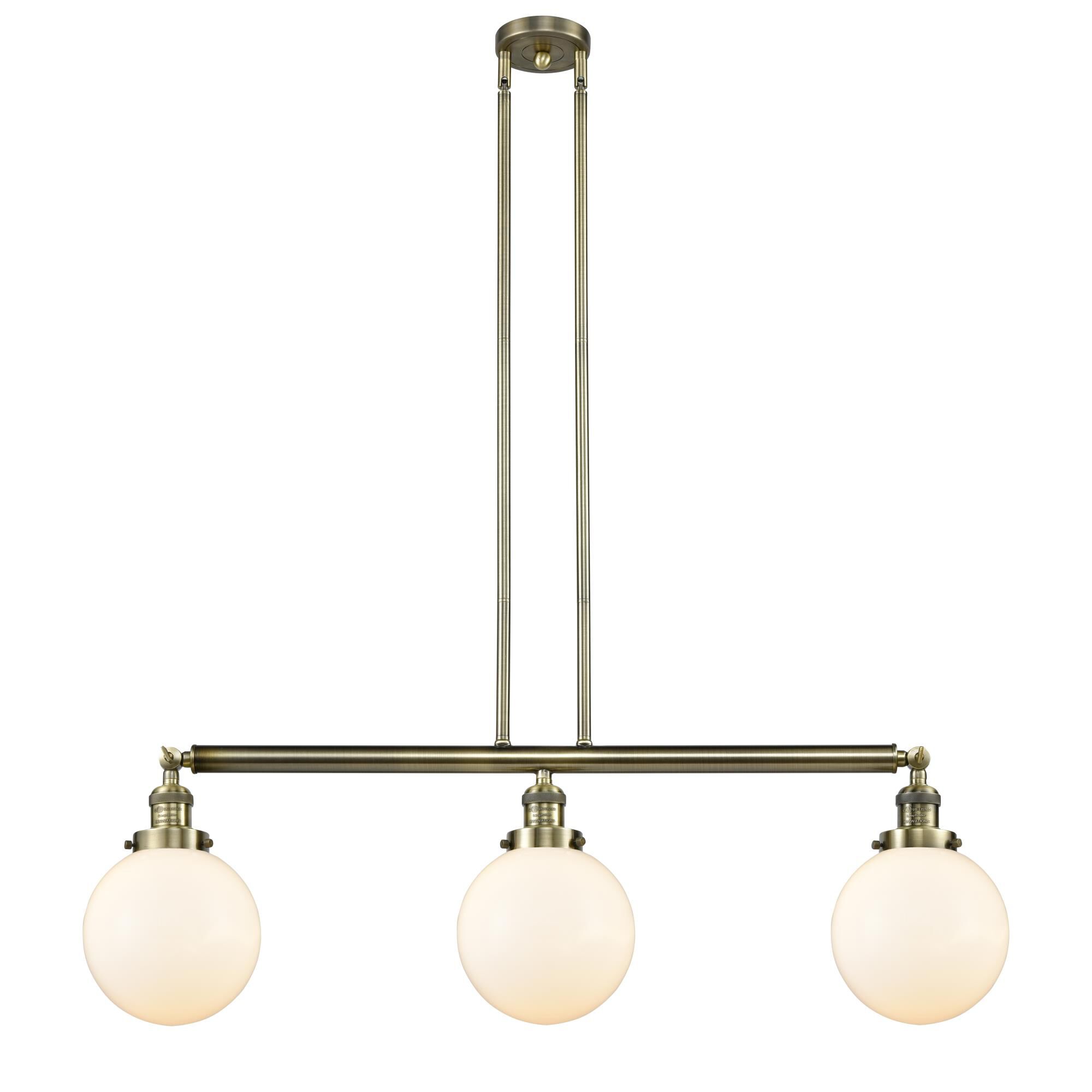 Bruno Marashlian Large Beacon 40 Inch 3 Light Linear Suspension Light by Innovations Lighting