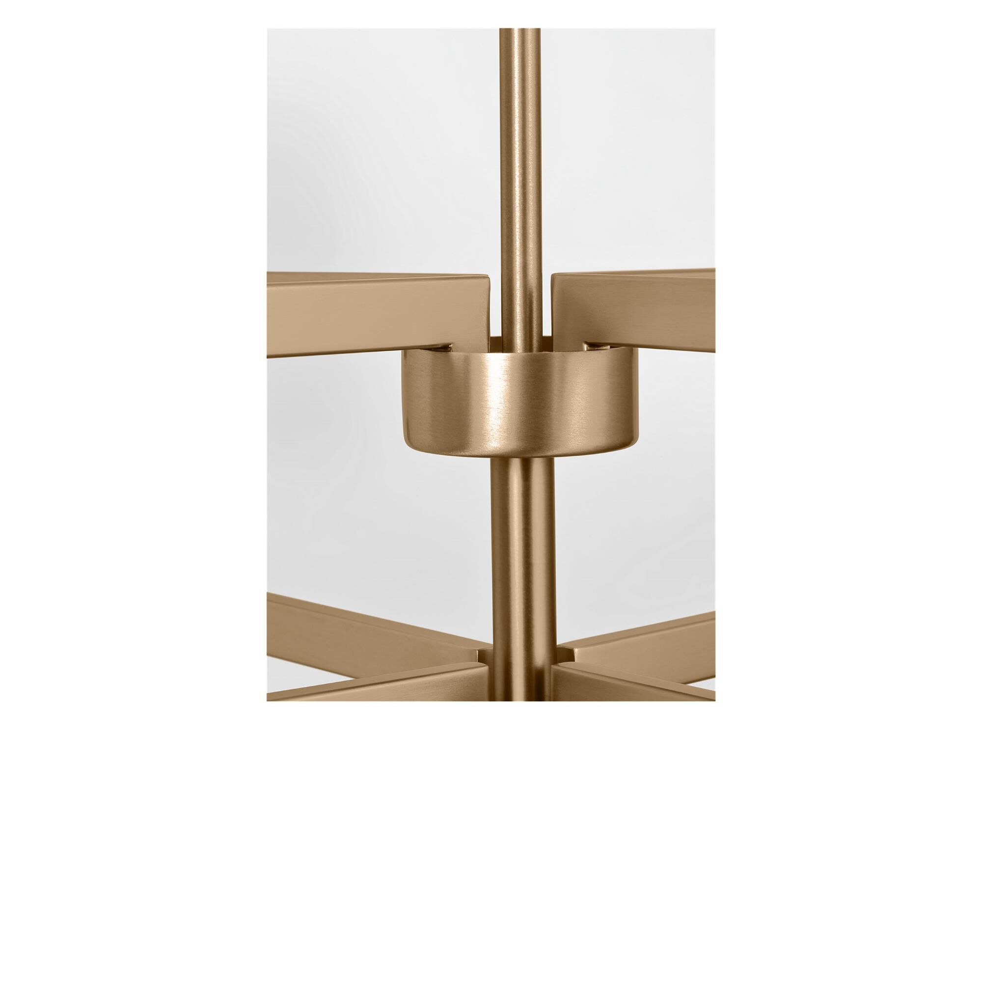 Shown in Satin Brass finish and Metal shade