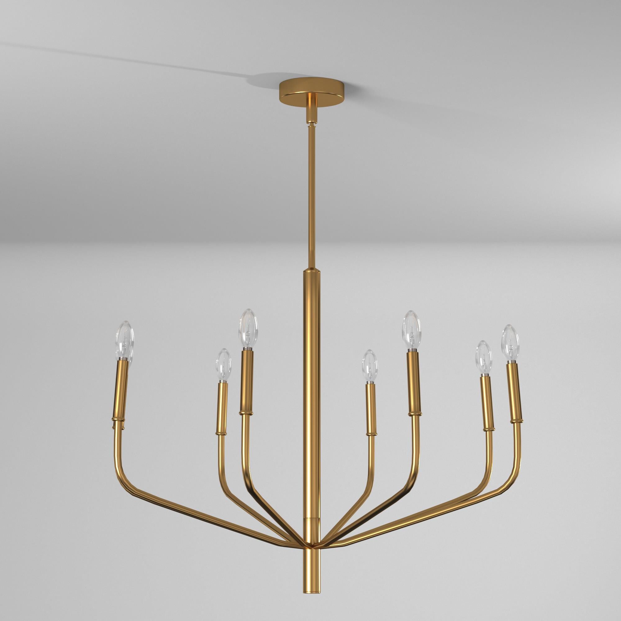 Eleanor 32 Inch 8 Light Chandelier by Dainolite