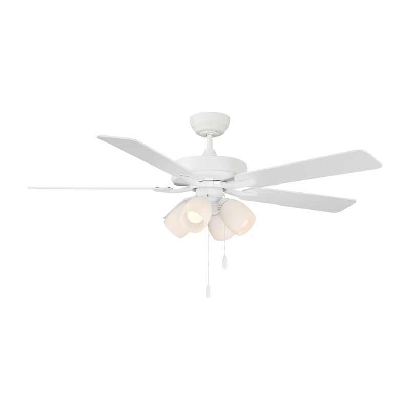 52 Inch Ceiling Fan with Light Kit by Meridian Lighting