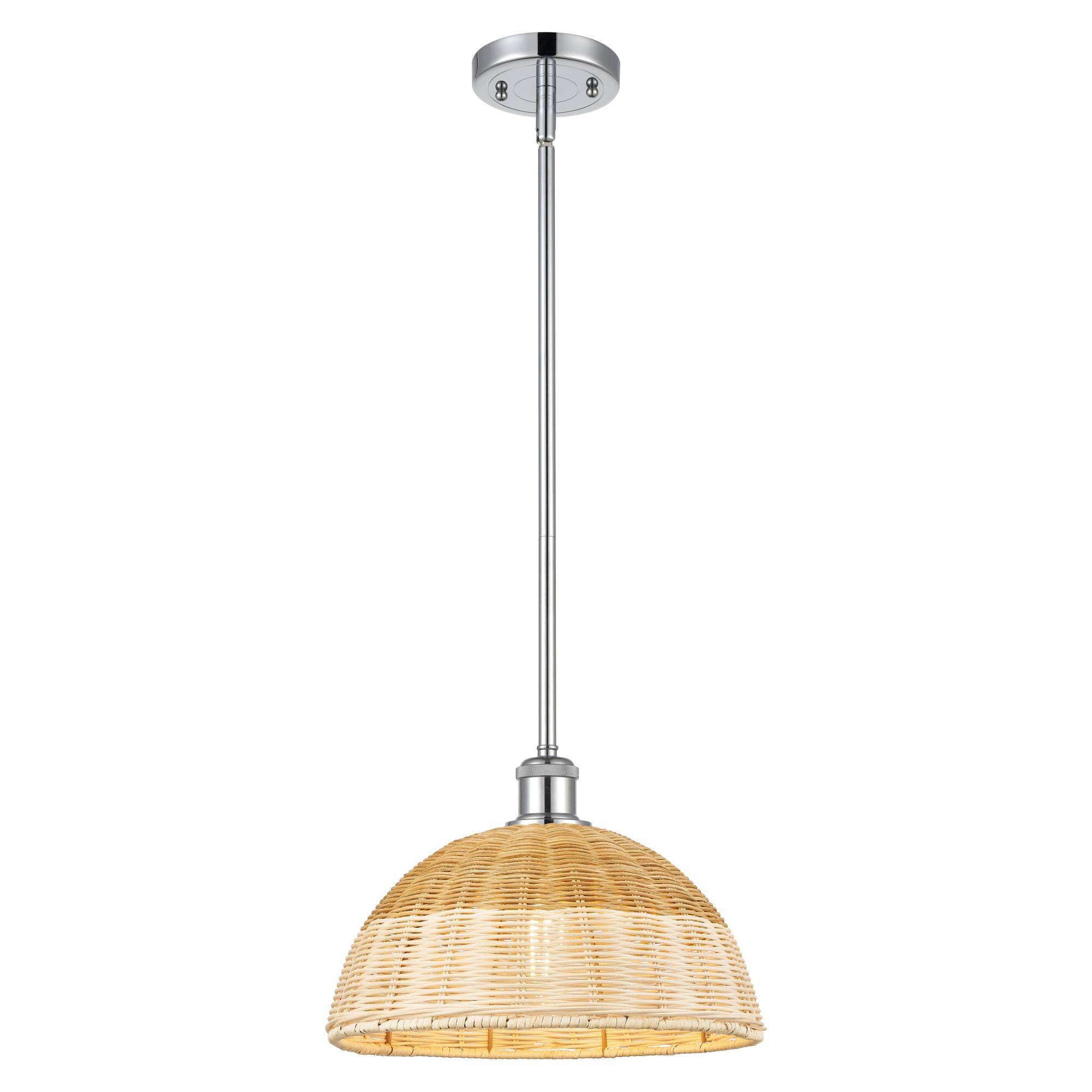 Shown in Polished Chrome finish and Natural shade