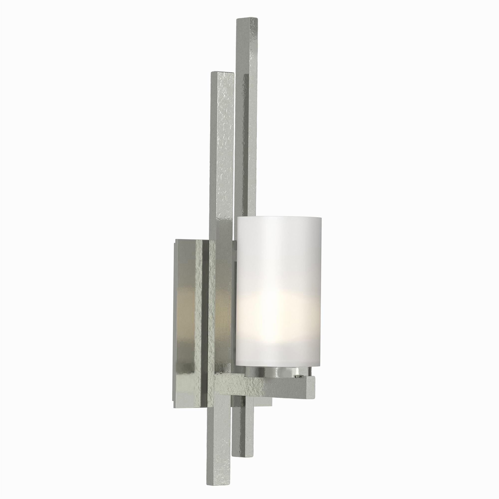 Shown in Sterling finish and Opal glass