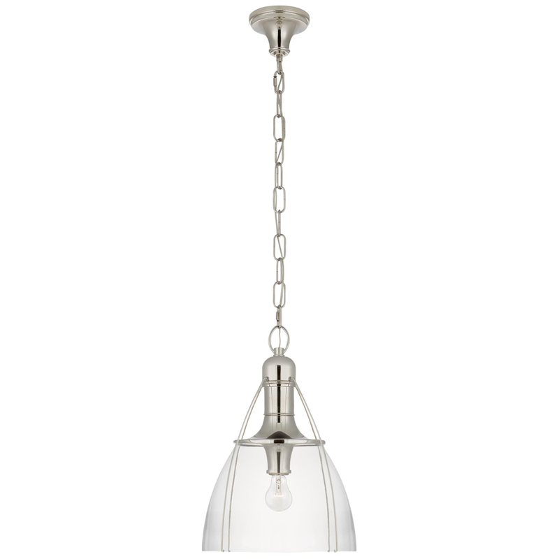 Visual Comfort Signature Collection Chapman & Myers Prestwick 14 Inch Large Pendant