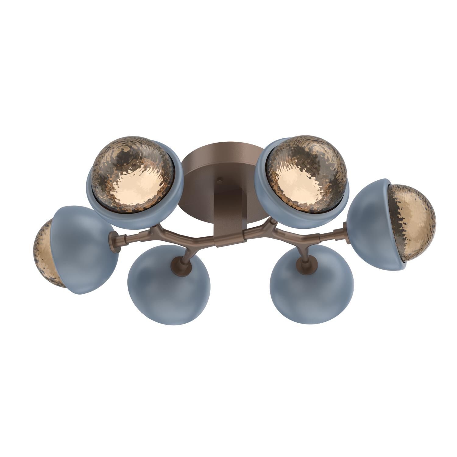 Levi Wilson Cabochon 27 Inch Flush Mount by Hammerton Studio