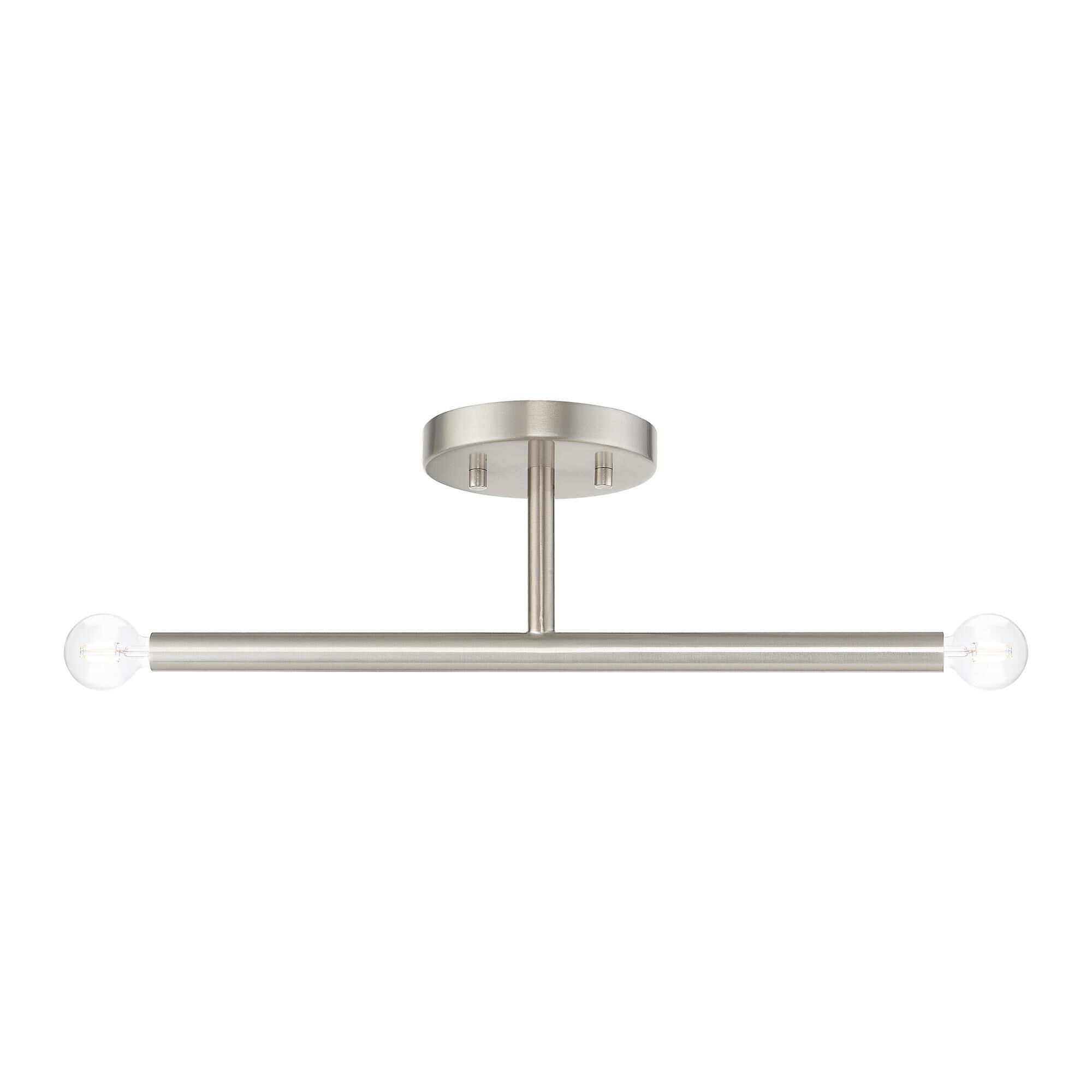 Copenhagen 17 Inch 2 Light Semi Flush Mount by Livex Lighting
