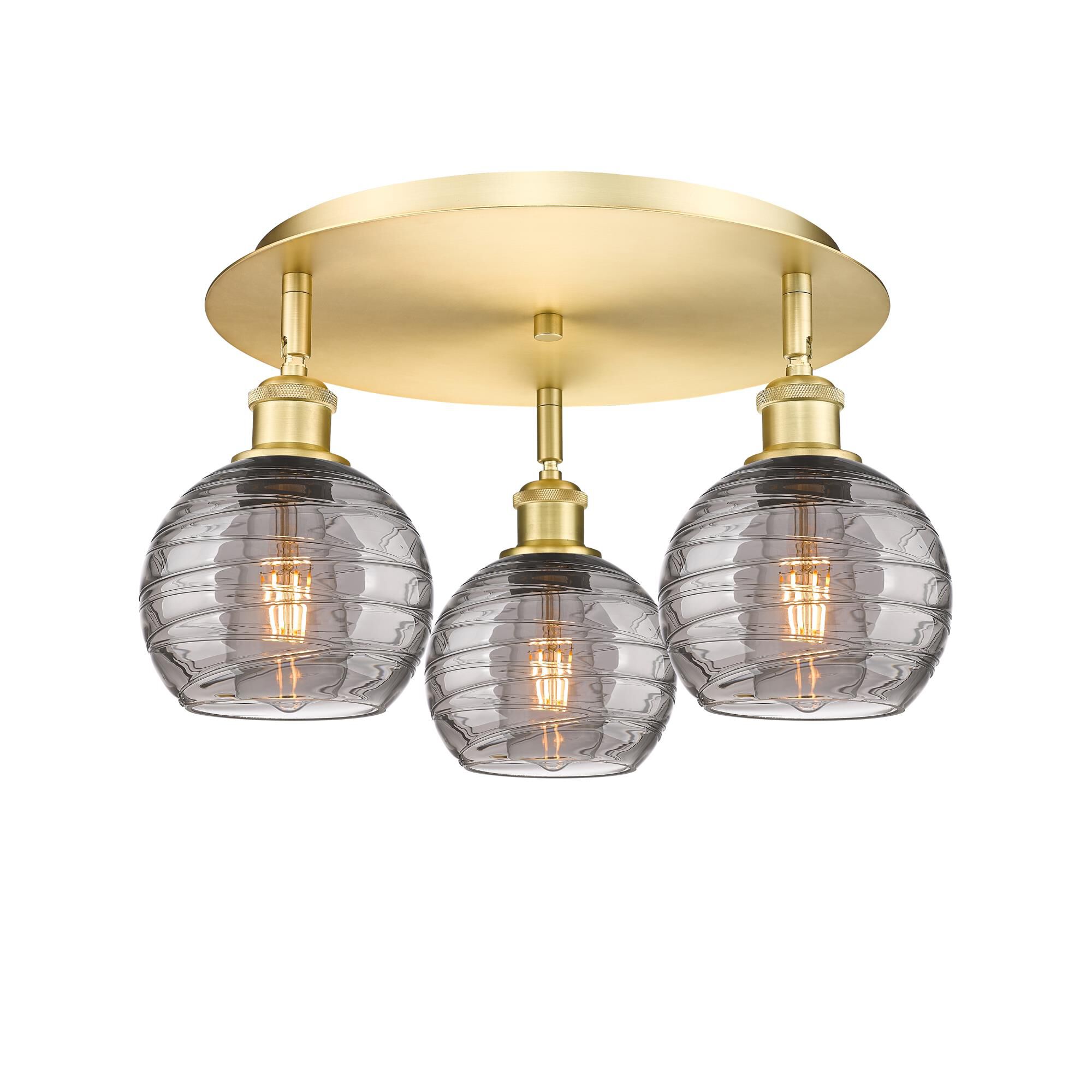 Bruno Marashlian Athens Deco Swirl 18 Inch Flush Mount by Innovations Lighting