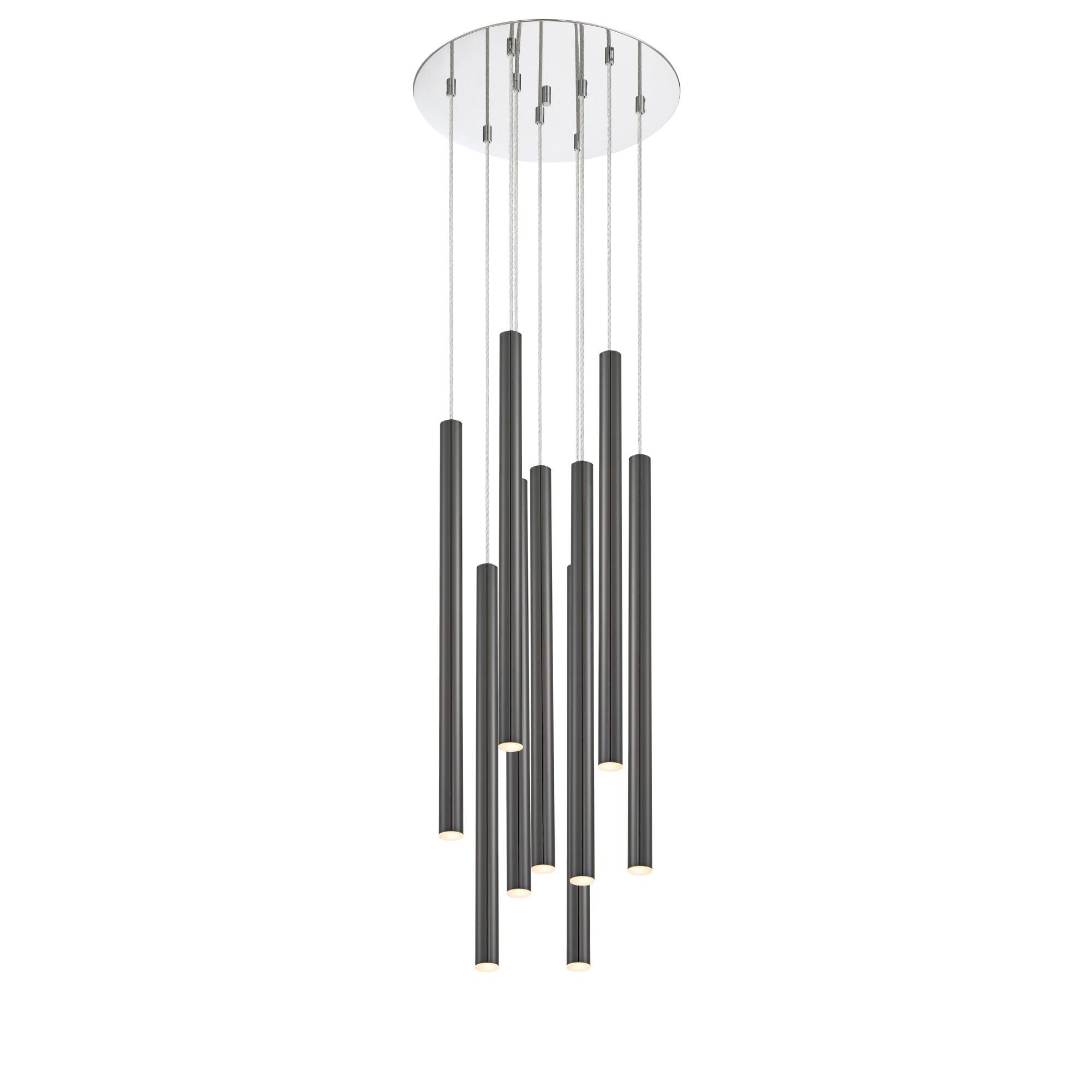 Forest 16 Inch 9 Light LED Multi Light Pendant by Z-Lite