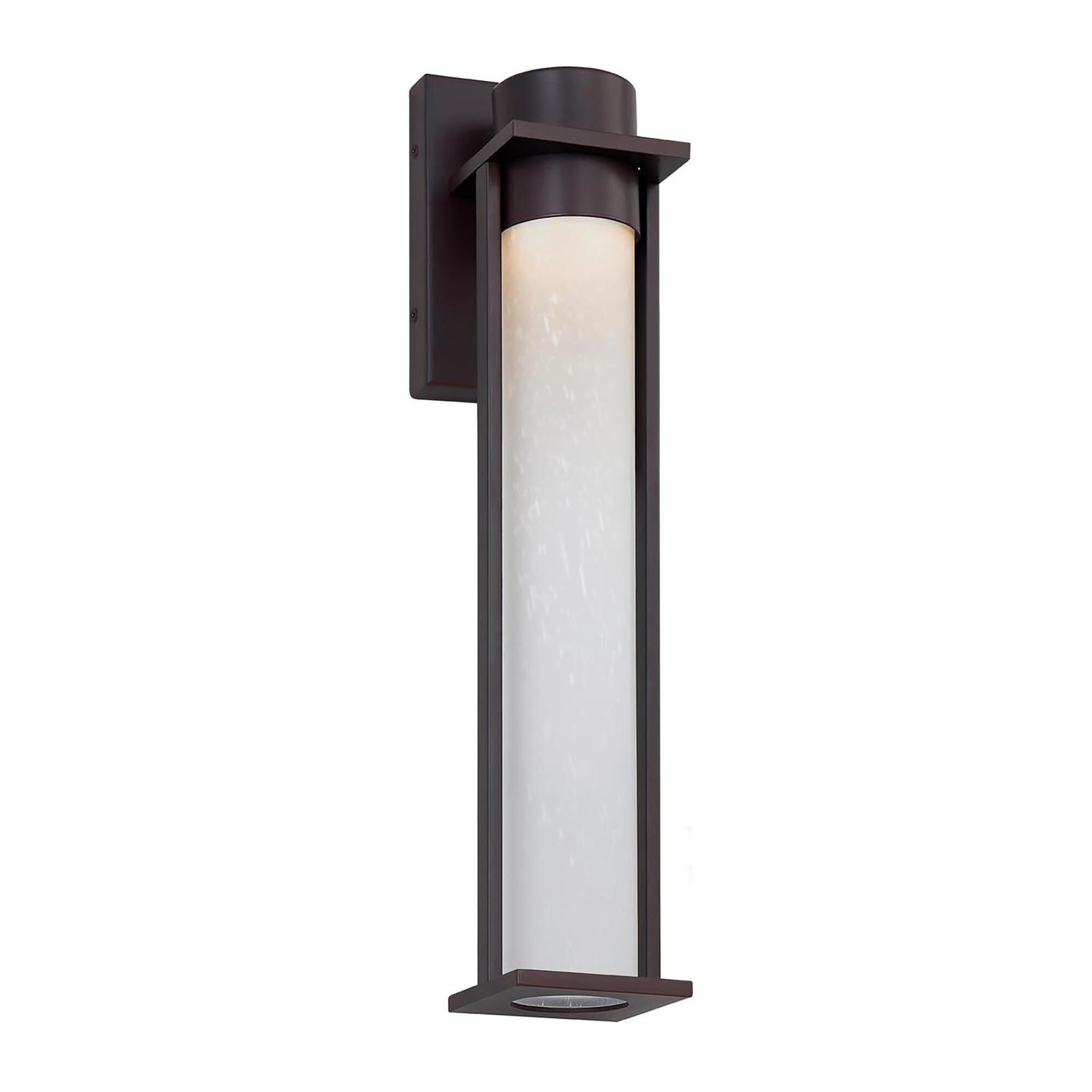 Justice Design Group Fusion Wooster 18 Inch Tall LED Outdoor Wall Light