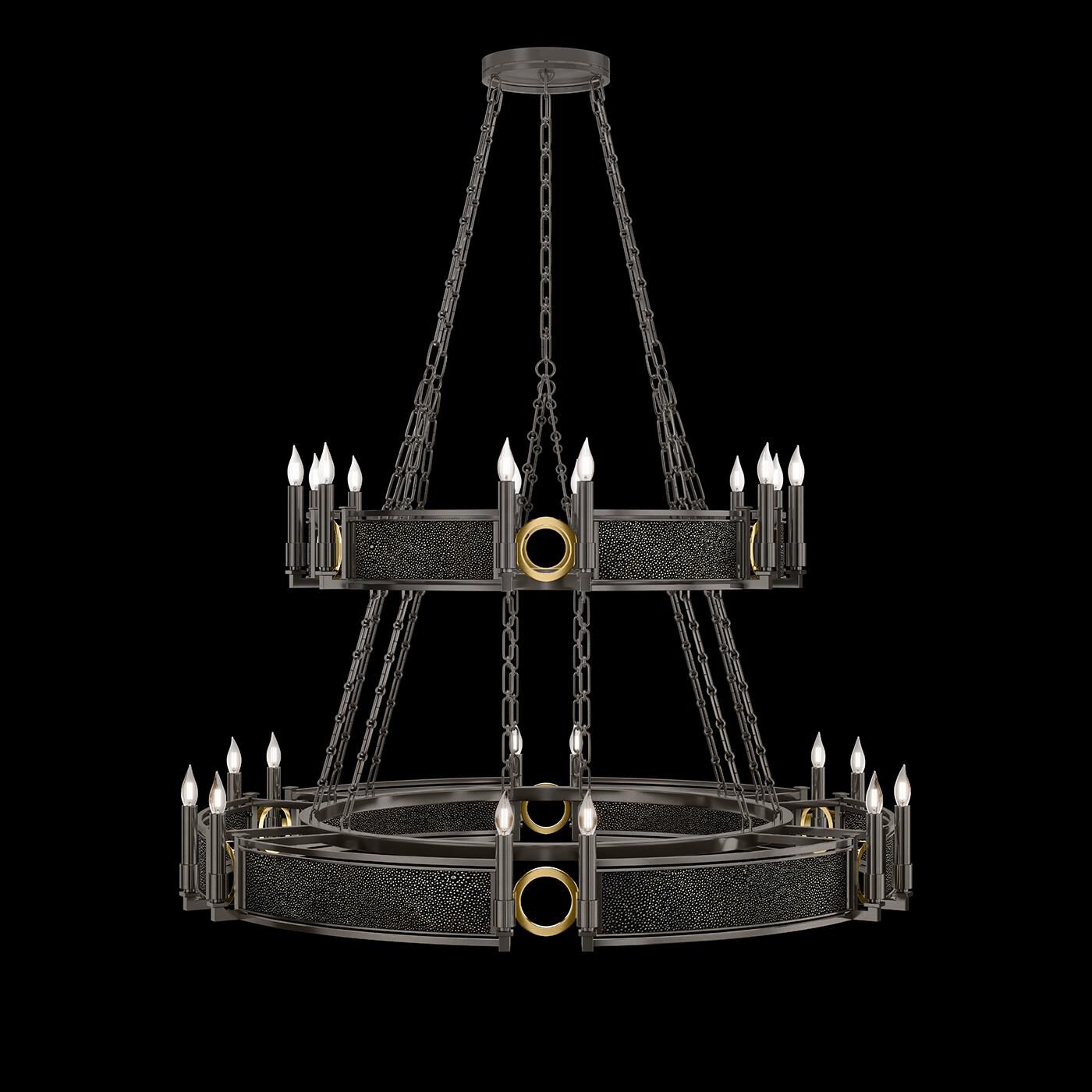 Shown in Midnight Steel and Brass  finish and Black Knight accent