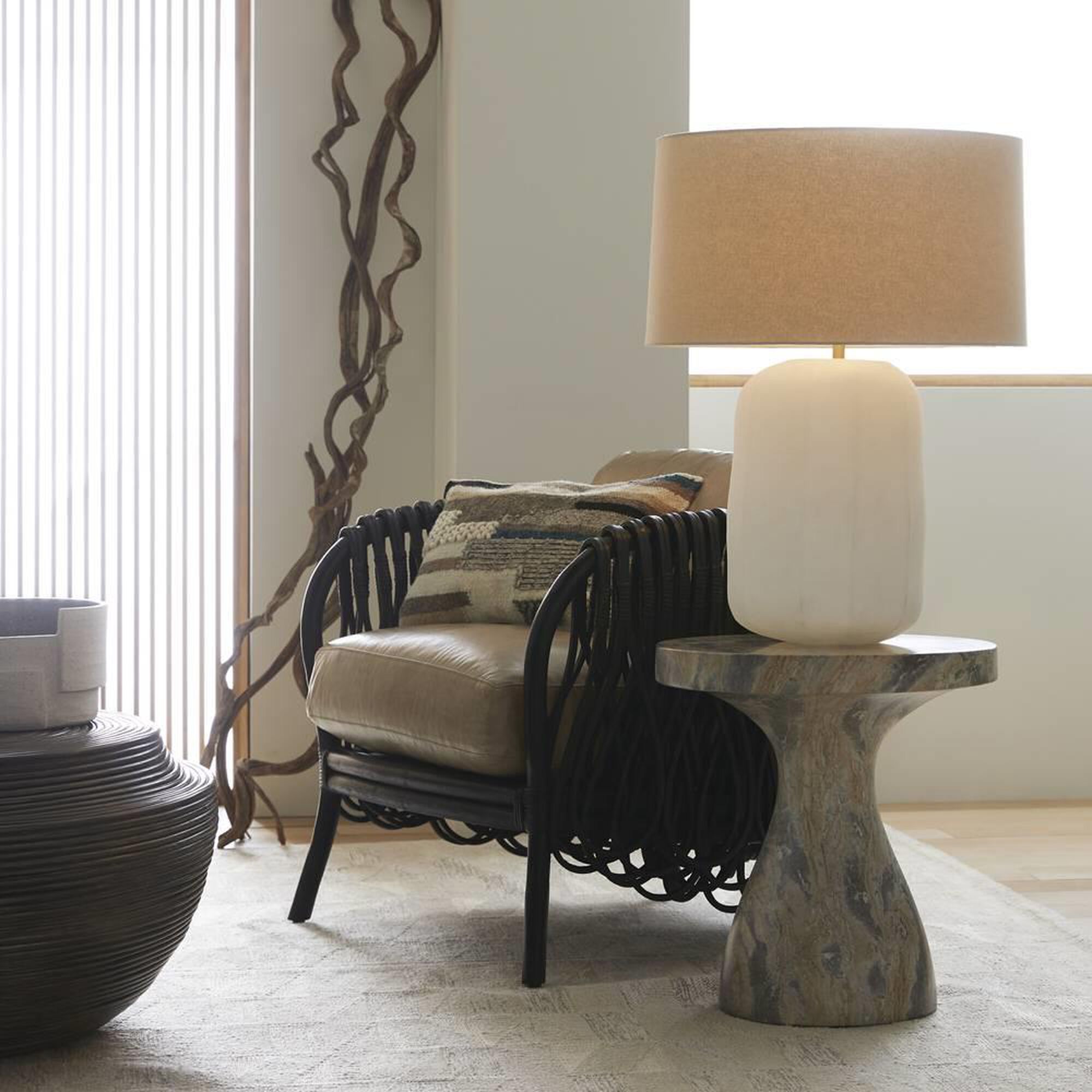 Serafina 18 Inch Accent Table,