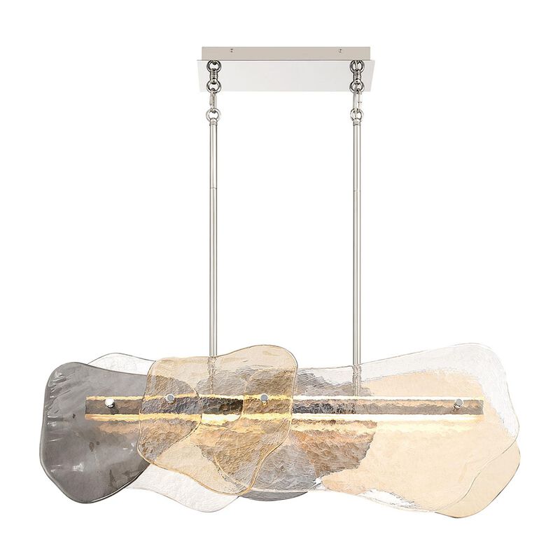 Grotto Small Linear Chandelier by Eurofase Lighting