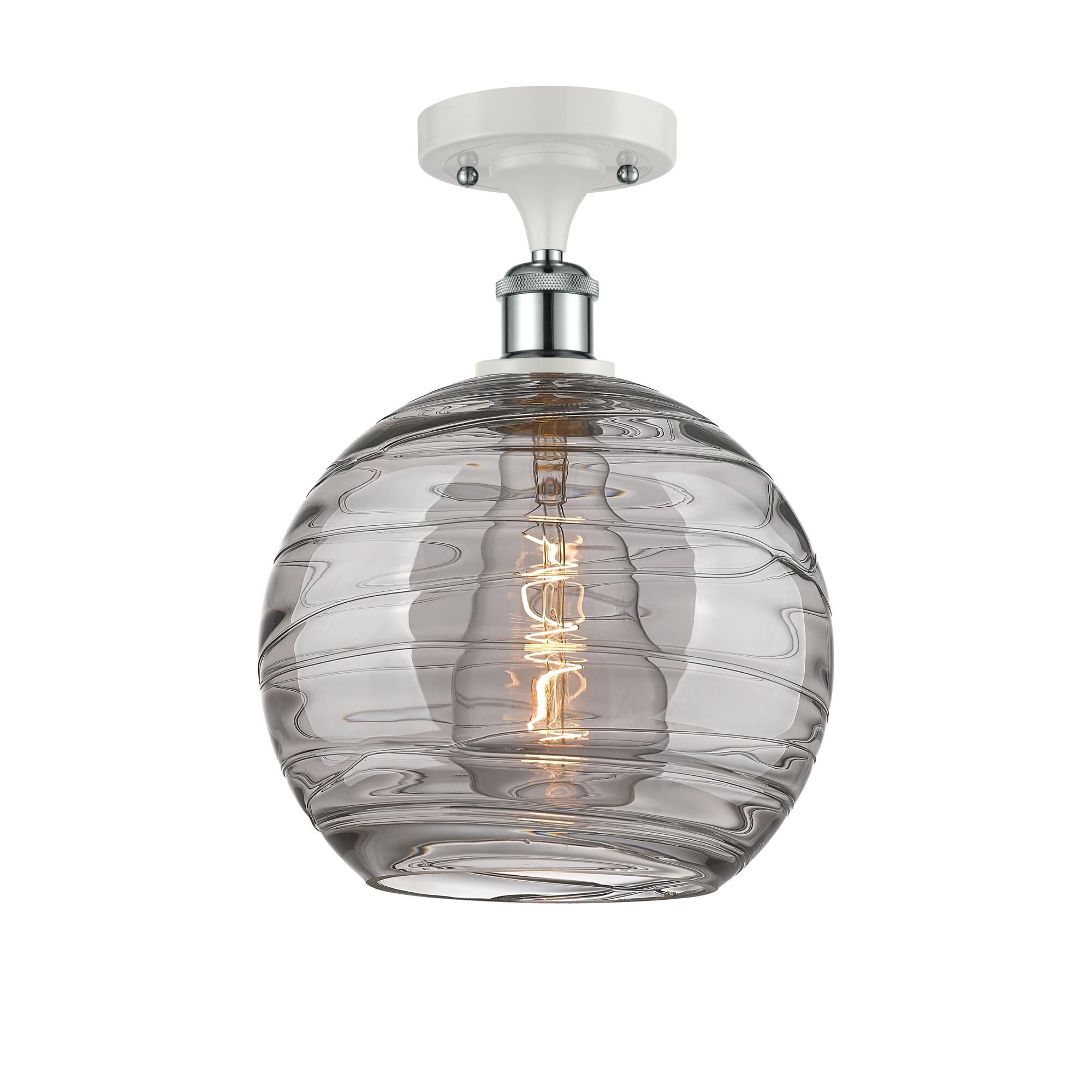 Bruno Marashlian Athens Deco Swirl 10 Inch Semi Flush Mount by Innovations Lighting