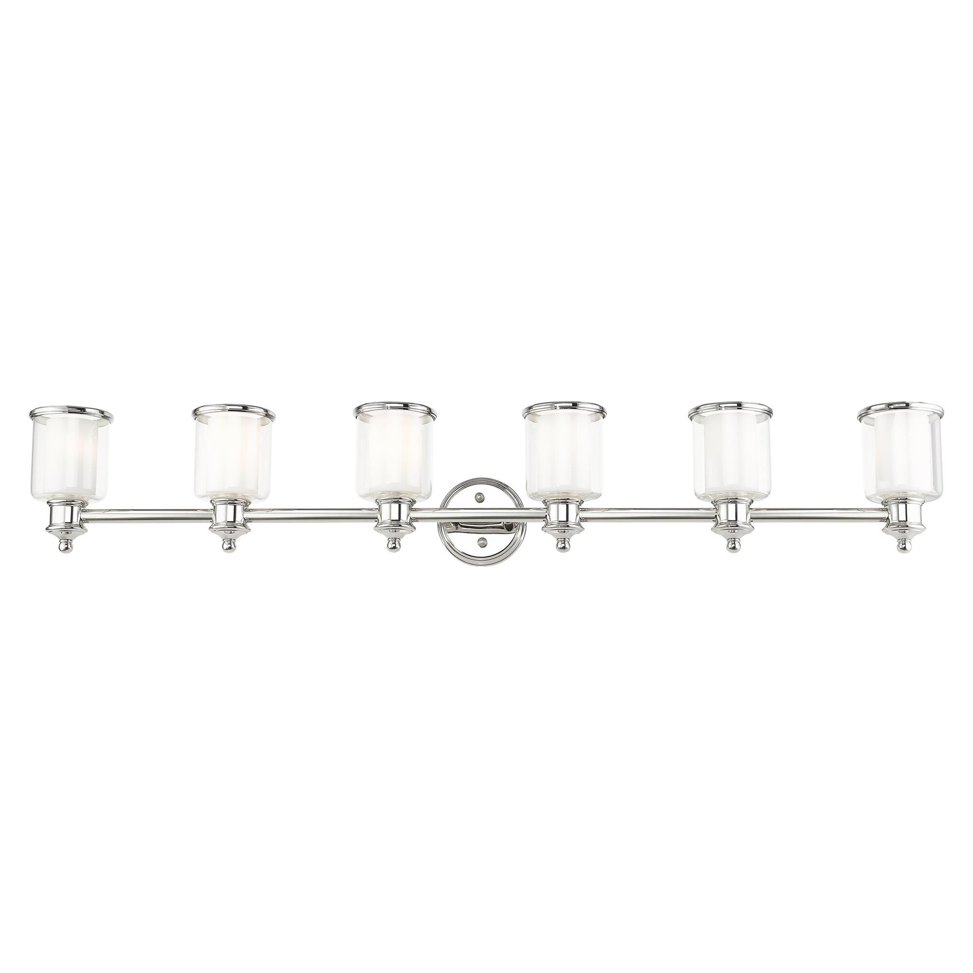 Middlebush 55 Inch 6 Light Bath Vanity Light by Livex Lighting