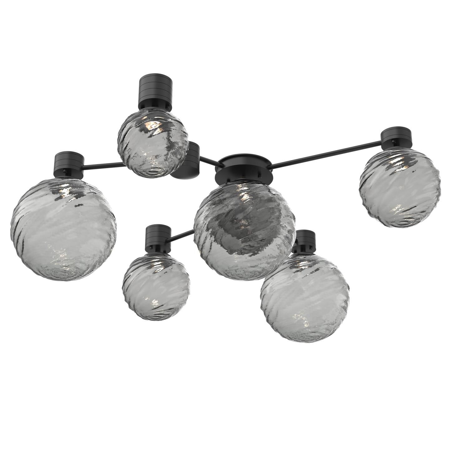 Shown in Matte Black finish and Smoke glass