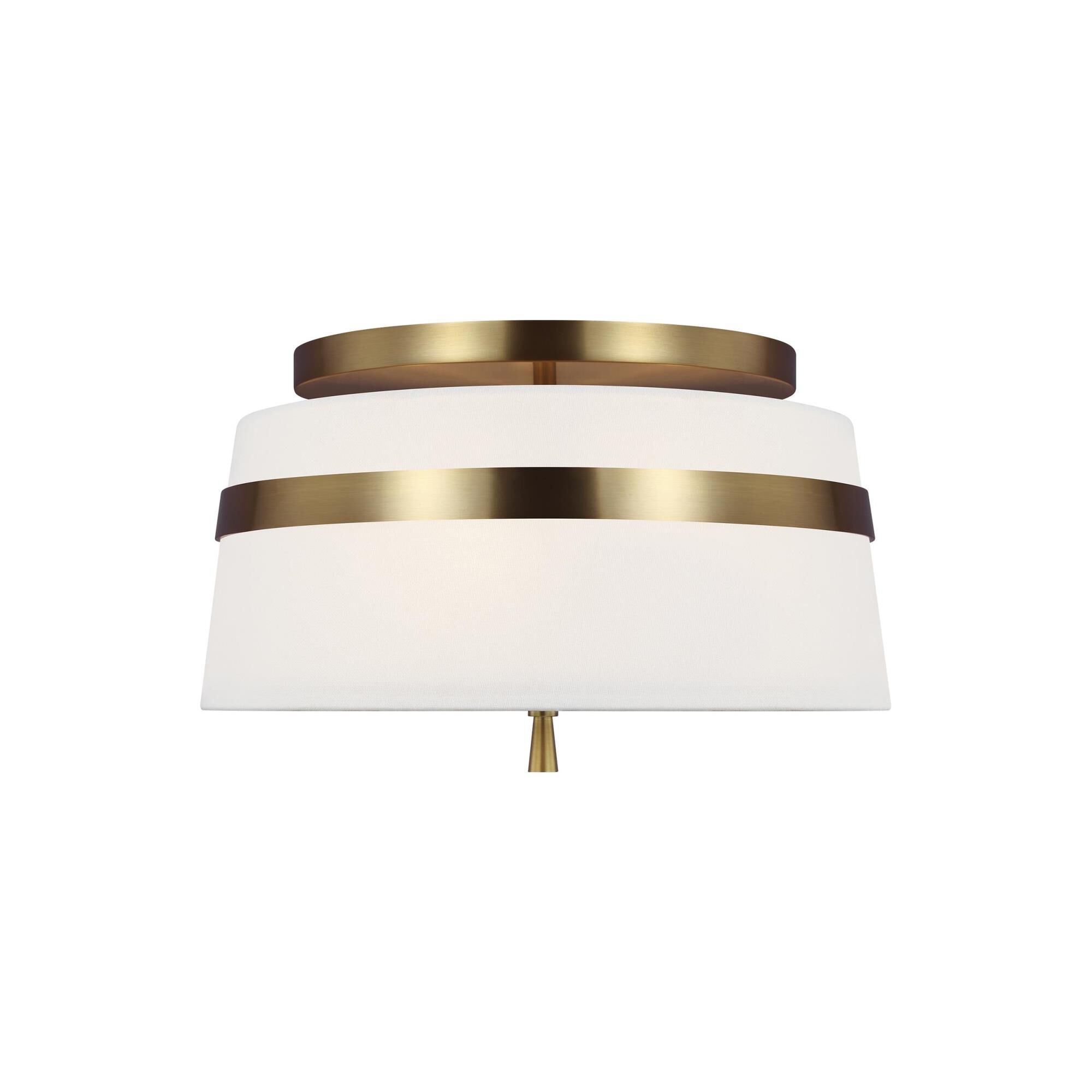Alexa Hampton Cordtlandt 14 Inch 3 Light Semi Flush Mount by Visual Comfort Studio Collection