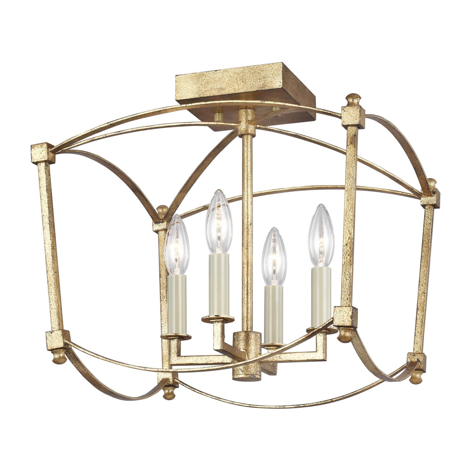 Sean Lavin Thayer 14 Inch 4 Light Semi Flush Mount | Capitol Lighting