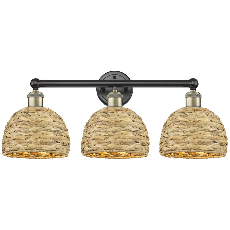 Bruno Marashlian Woven Rattan 26 Inch Bath Vanity Light by Innovations Lighting