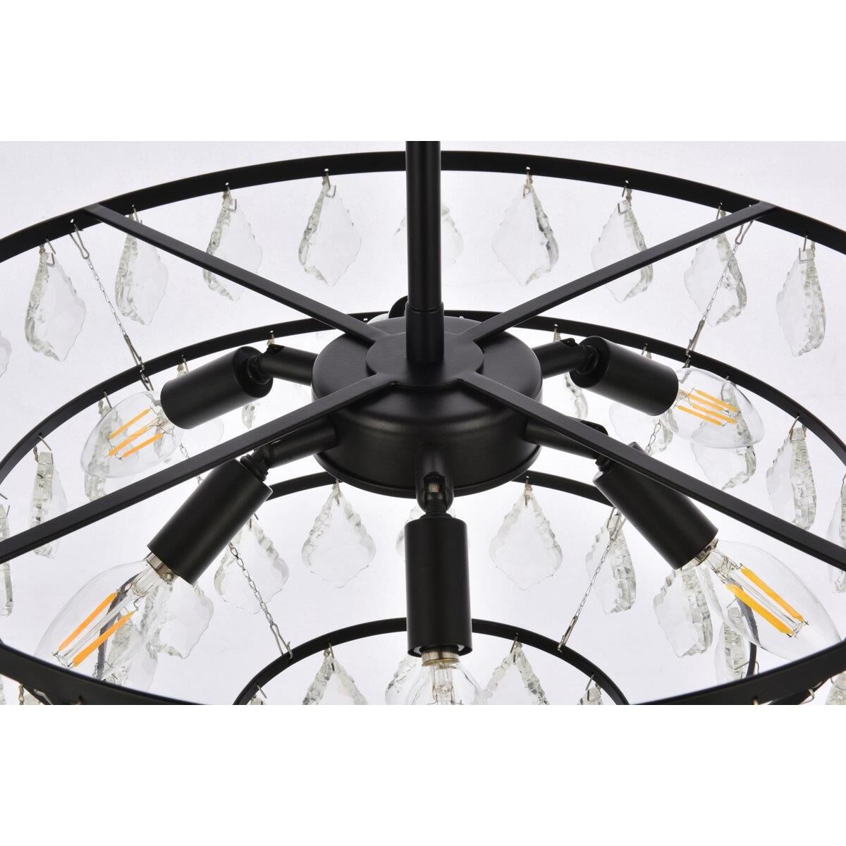 Ella 20 Inch Large Pendant by Elegant Lighting