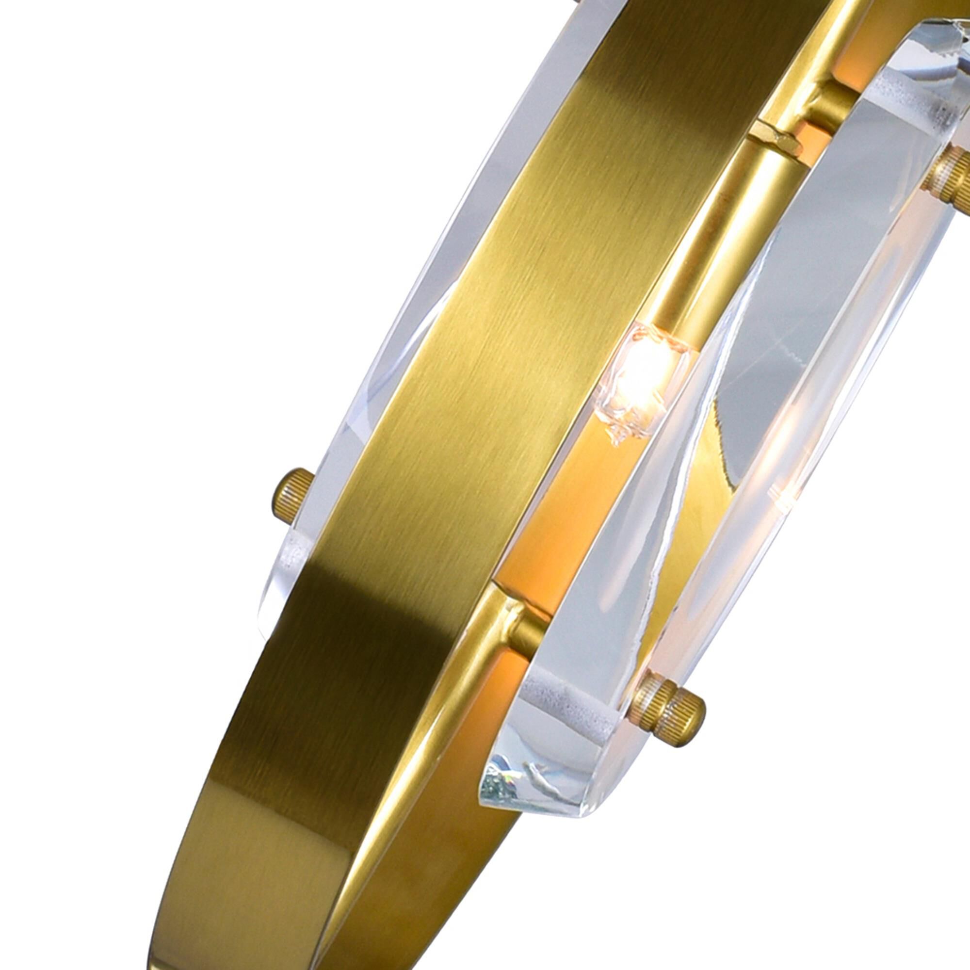 Shown in Brass finish