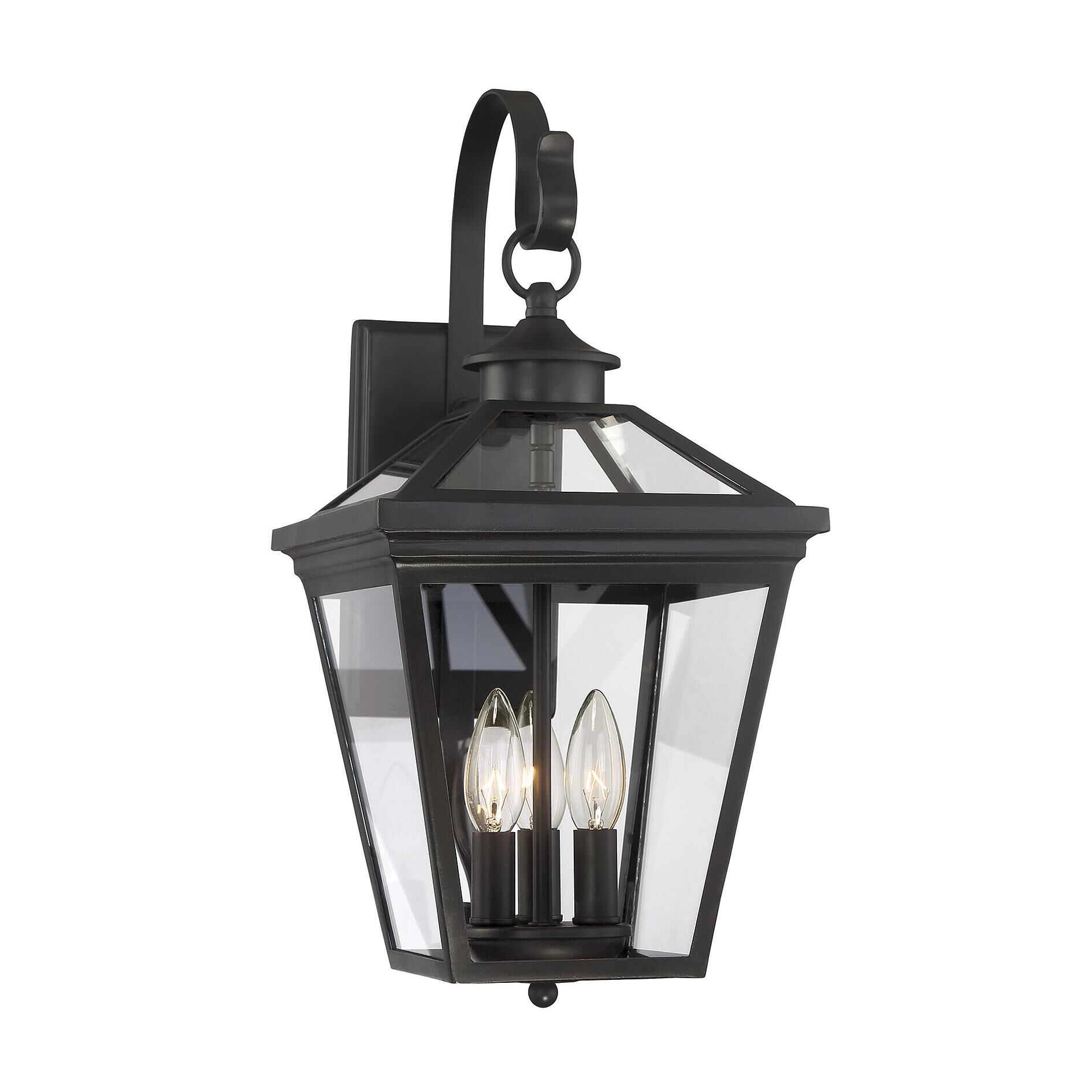 Ellijay 19 Inch Tall 3 Light Outdoor Wall Light by Savoy House