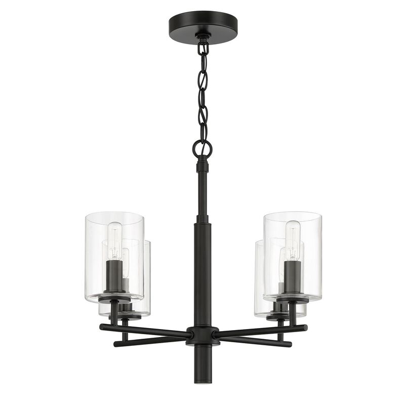 Hailie 20 Inch 4 Light Mini Chandelier by Craftmade