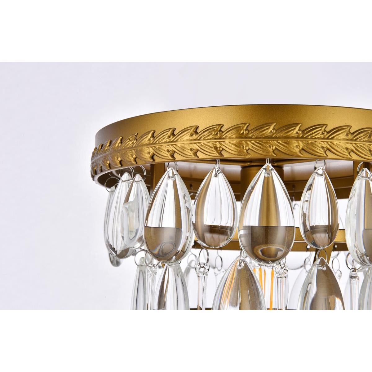 Nordic 9 Inch 1 Light Flush Mount by Elegant Lighting