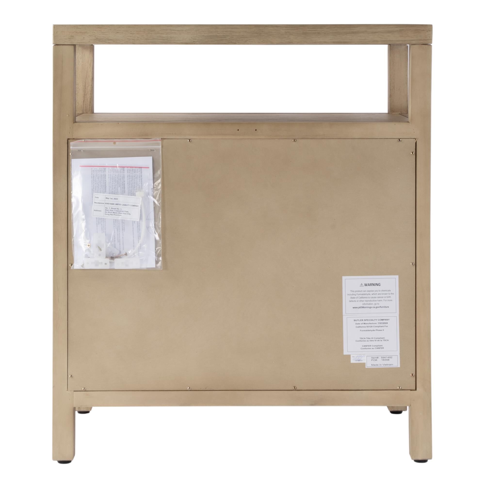 Shown in Light Oak finish