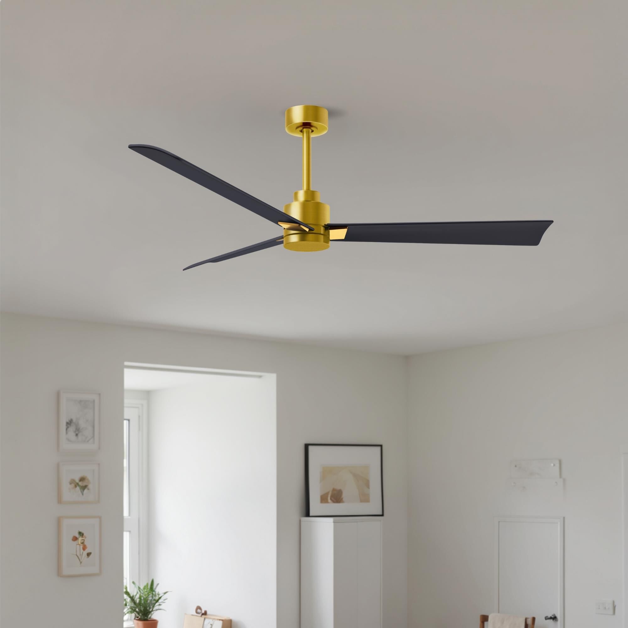 Shown in Brushed Brass finish