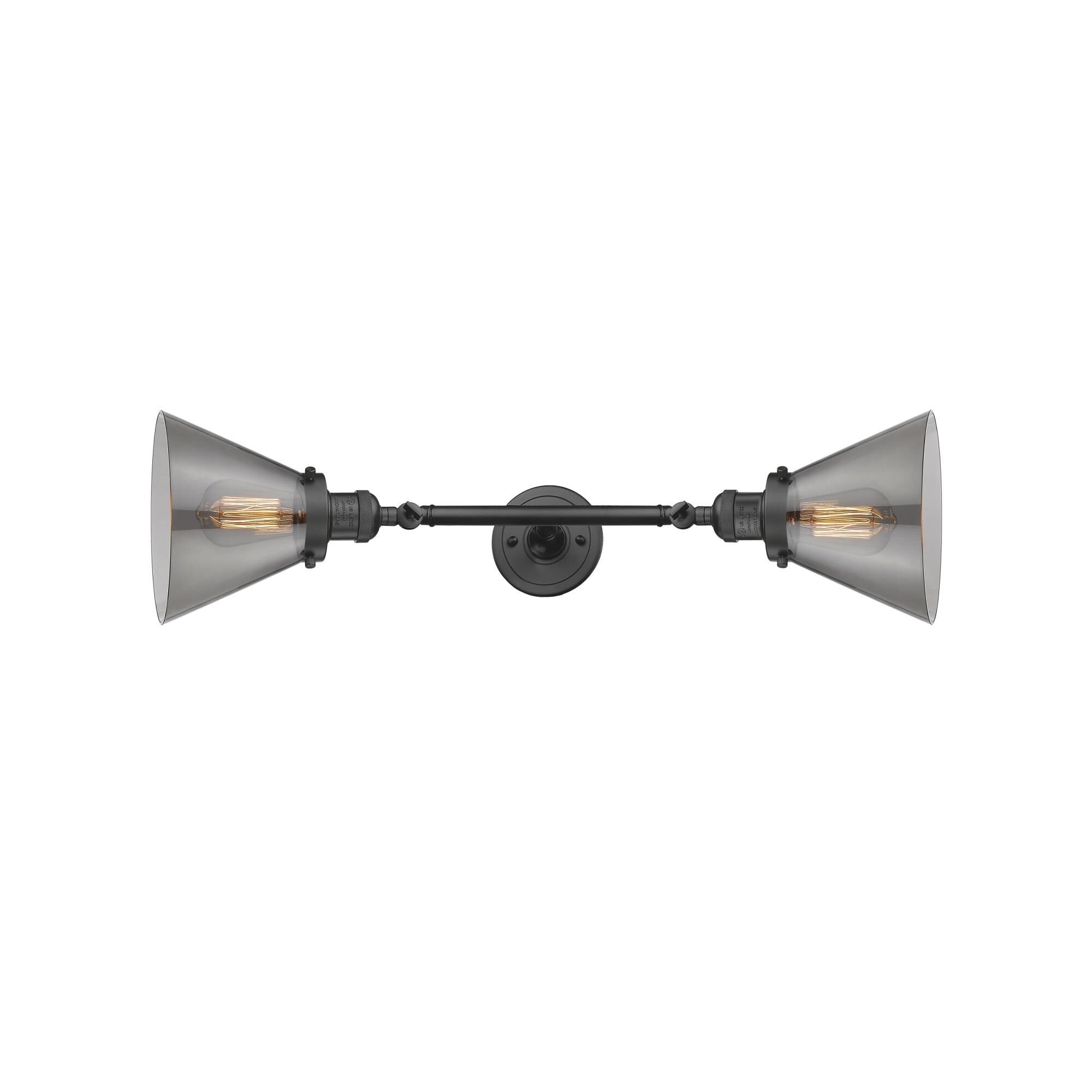 Bruno Marashlian Large Cone 18 Inch 2 Light Bath Vanity Light by Innovations Lighting
