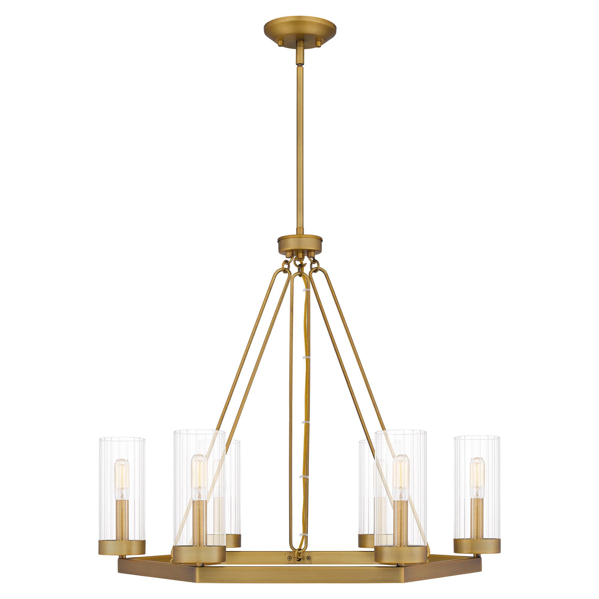 Valens 28 Inch 6 Light Chandelier by Quoizel