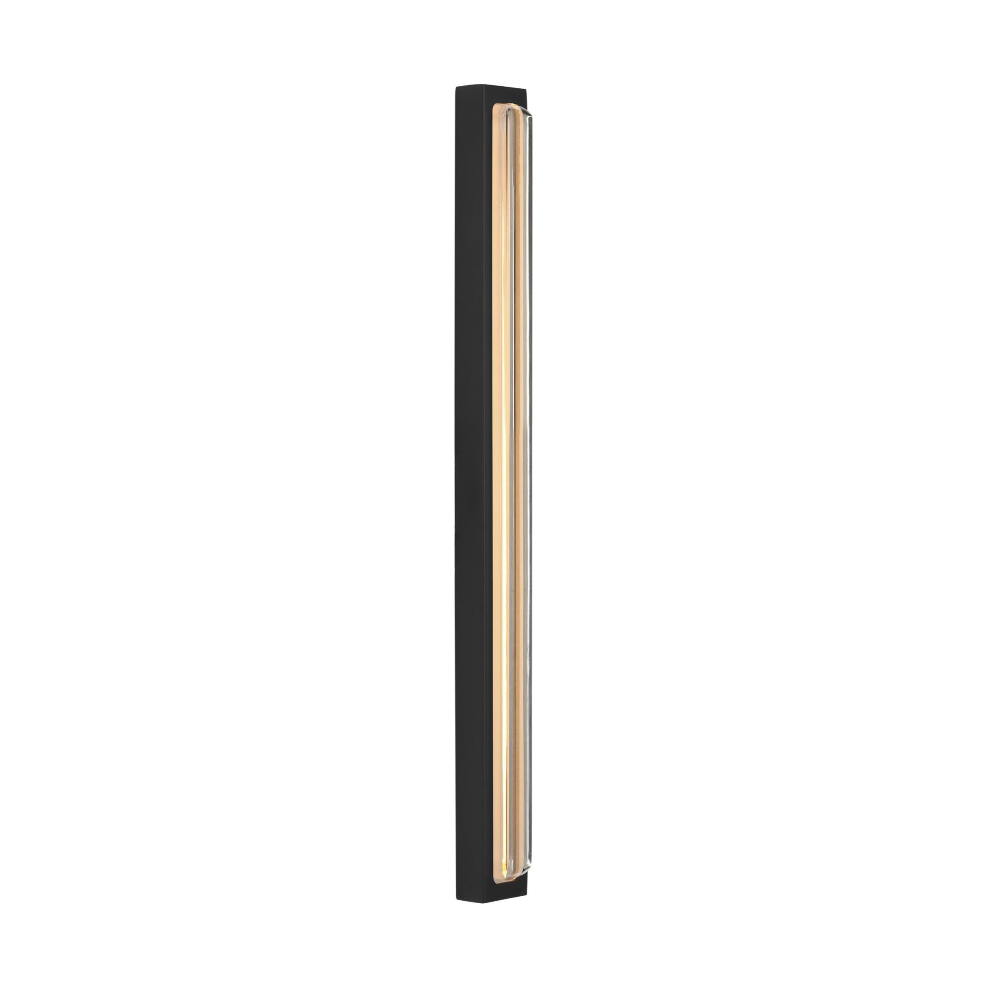 Shown in Nightshade Black finish and Clear Crystal glass