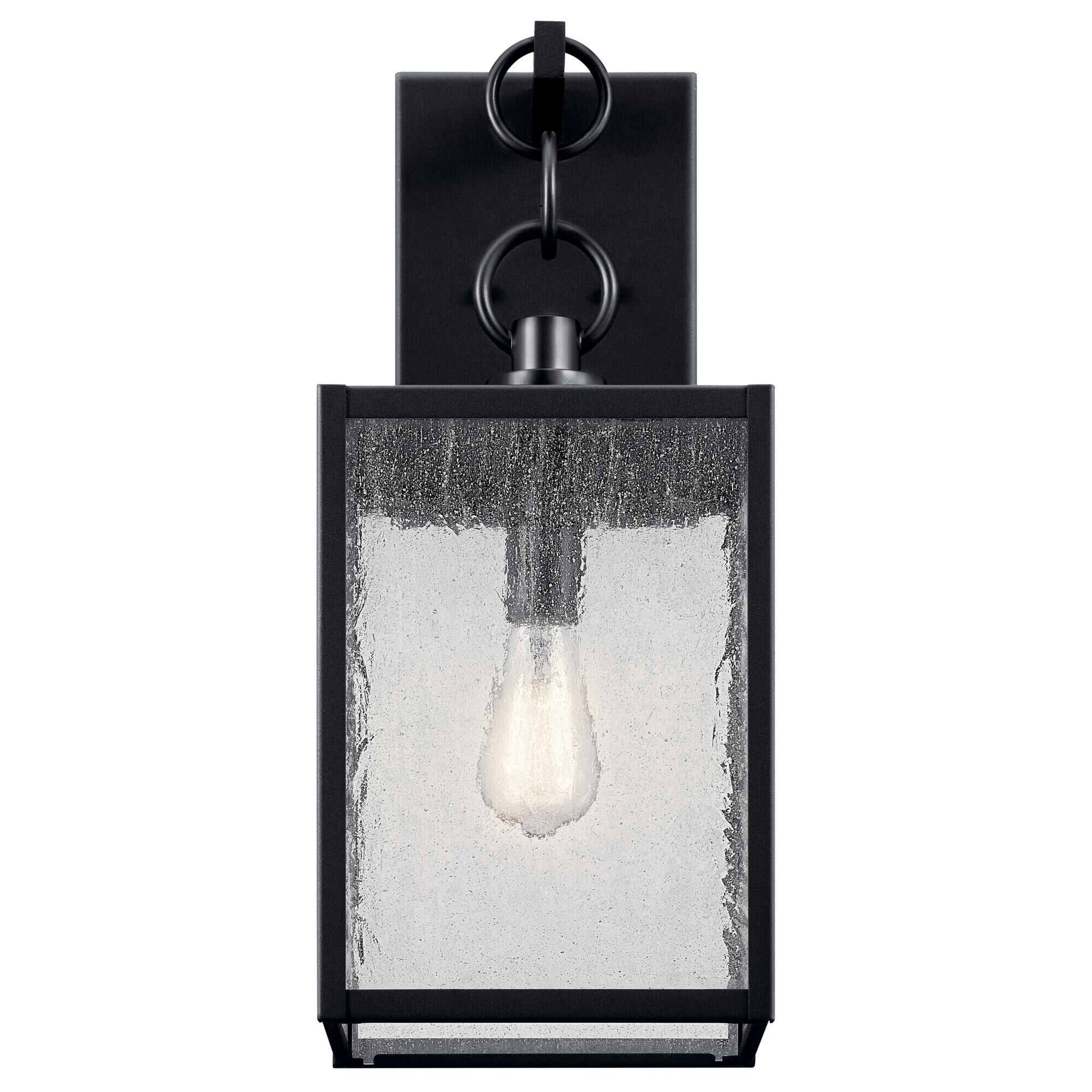 Shown in Black Textured finish and Clear Seeded glass