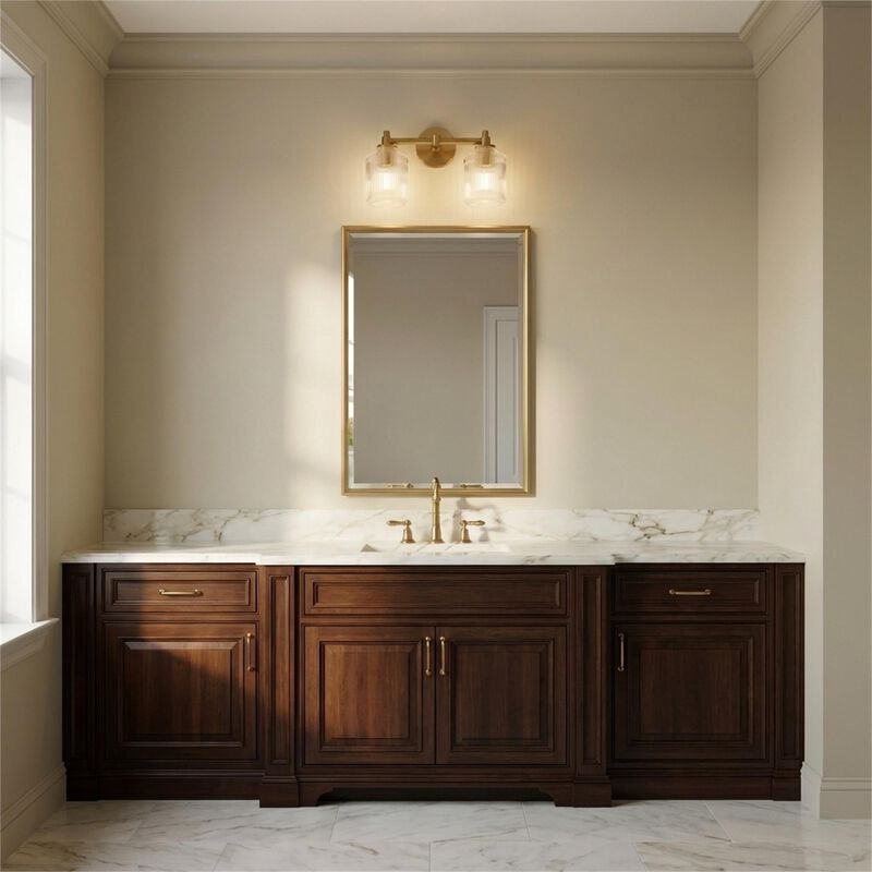 Chapman & Myers Barstow 15 Inch 2 Light Bath Vanity Light by Visual Comfort Studio