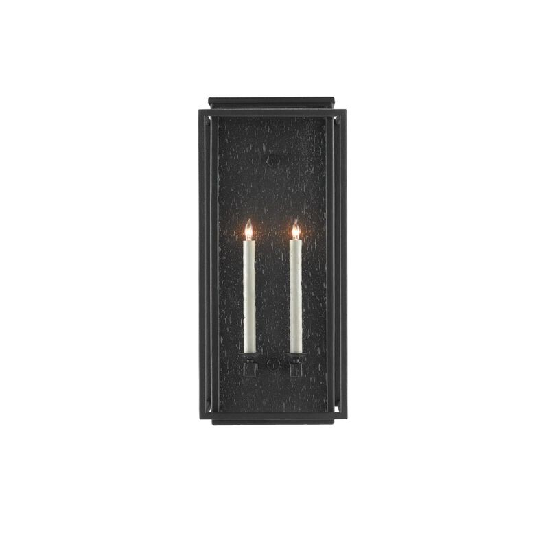 Wright 27 Inch Tall 2 Light Outdoor Wall Light by Currey and Company