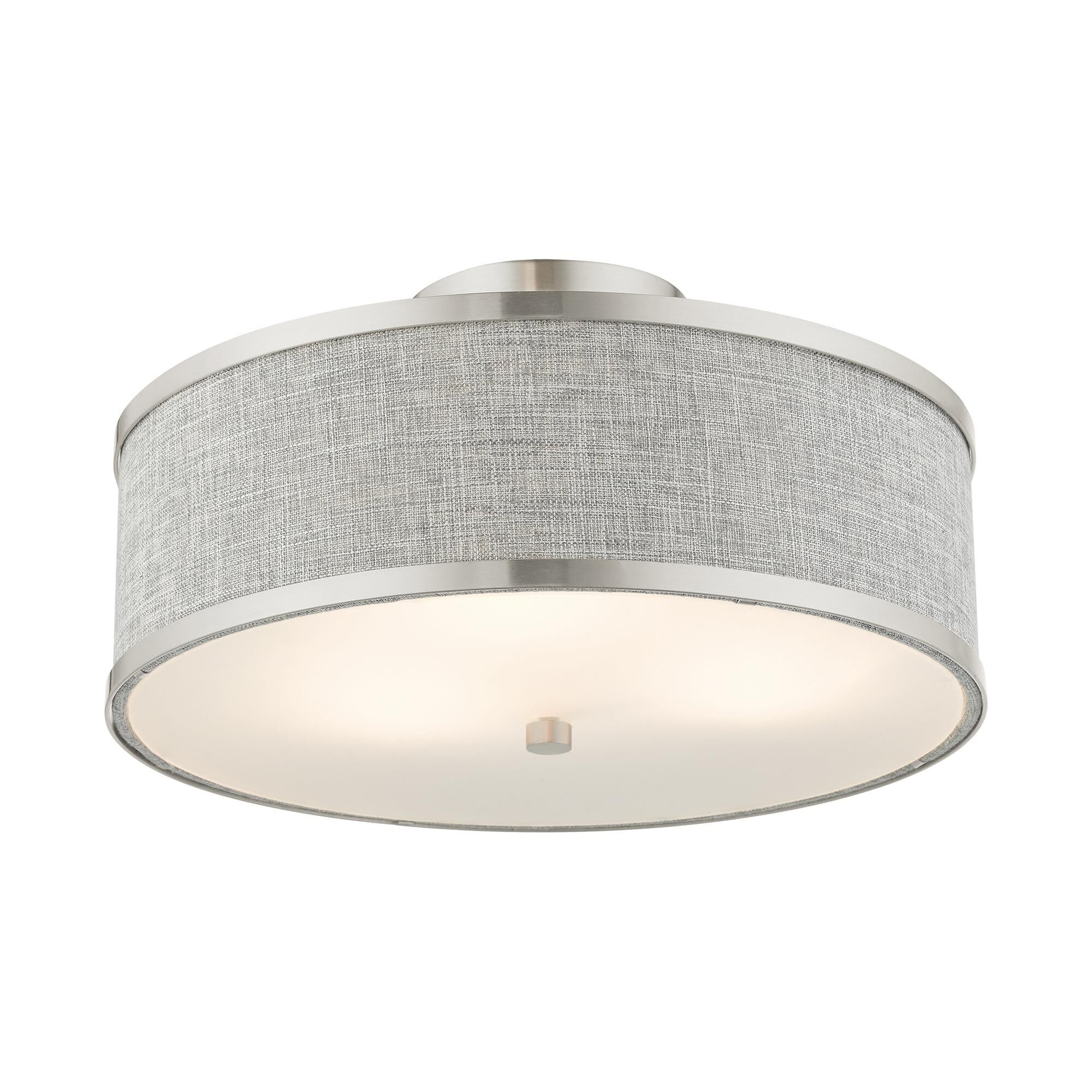 Park Ridge 3 Light Semi Flush Mount by Livex Lighting