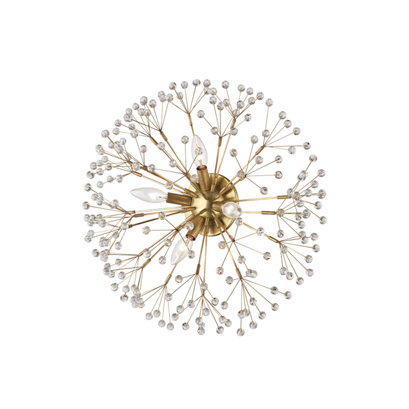 Dunkirk 20 Inch 4 Light Flush Mount by Hudson Valley Lighting