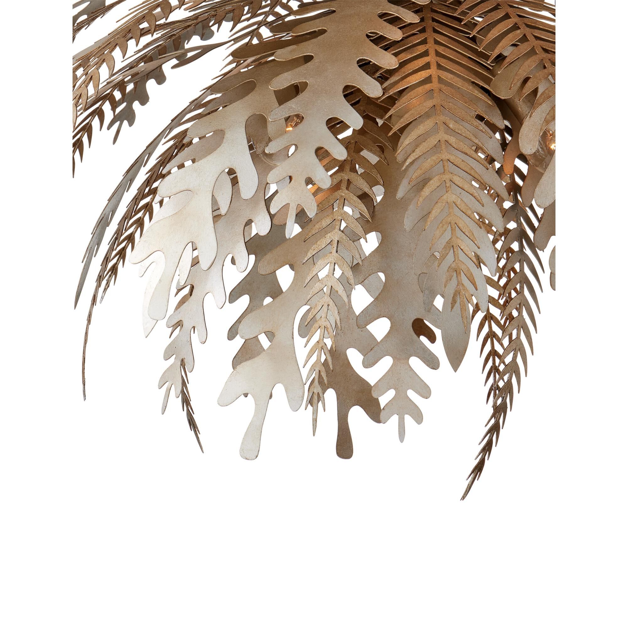 Shown in Contemporary Silver Leaf and Dark Silver Leaf finish